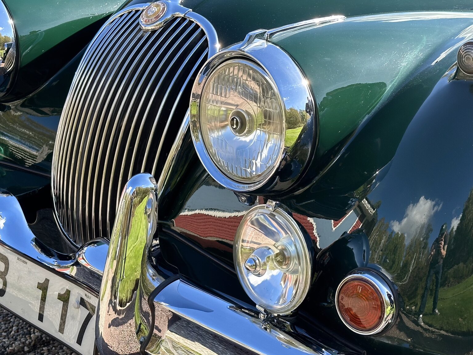 Exterior image of 1958 Jaguar XK150