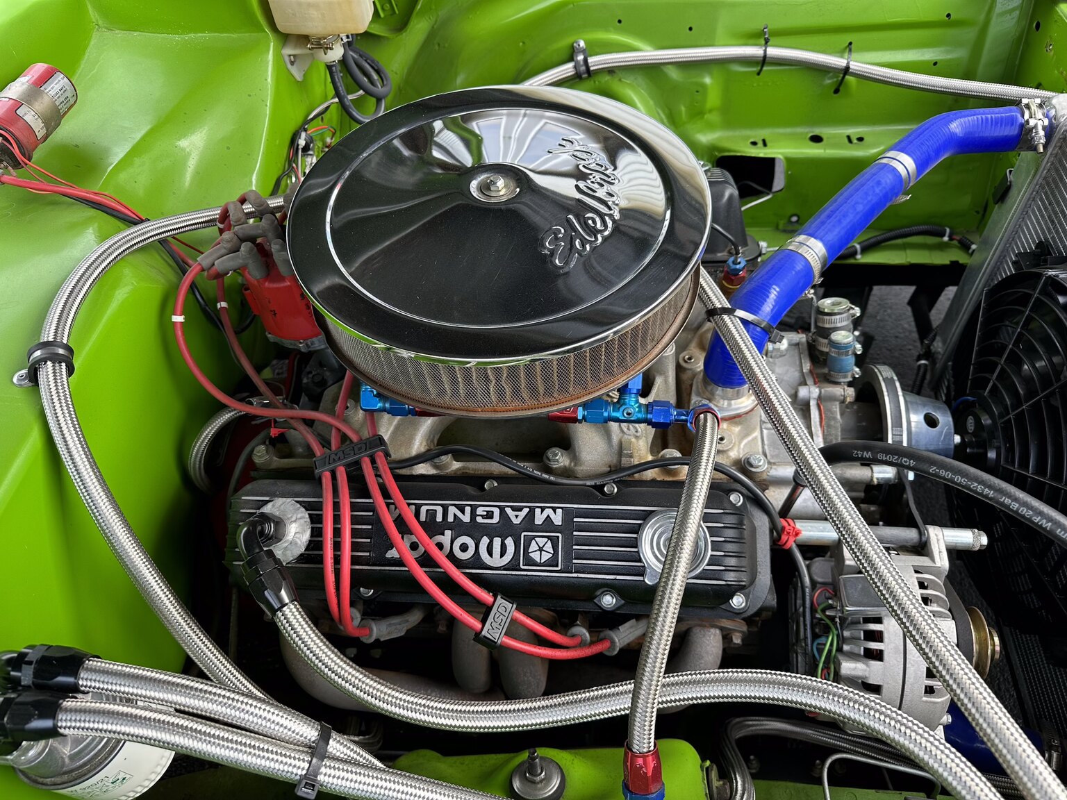Image of 1970 Dodge Challenger Race Car mechanics