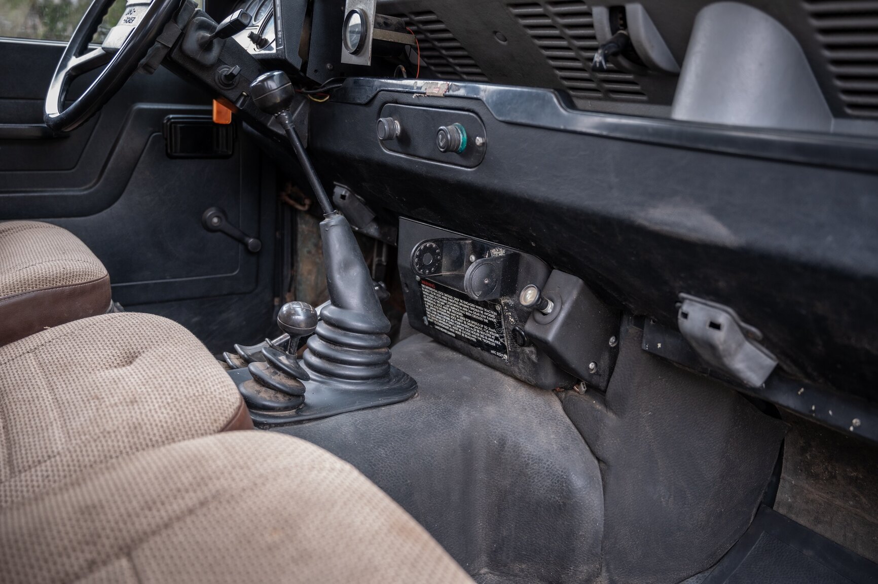 Innenraumfoto von 1986 Land Rover 90 2.5D