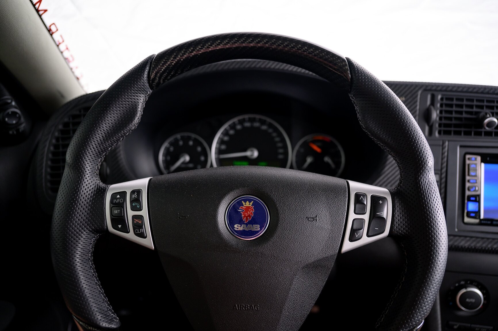 Interior image of 2008 SAAB 9-3 Aero SportSedan Silver Beast SFRO