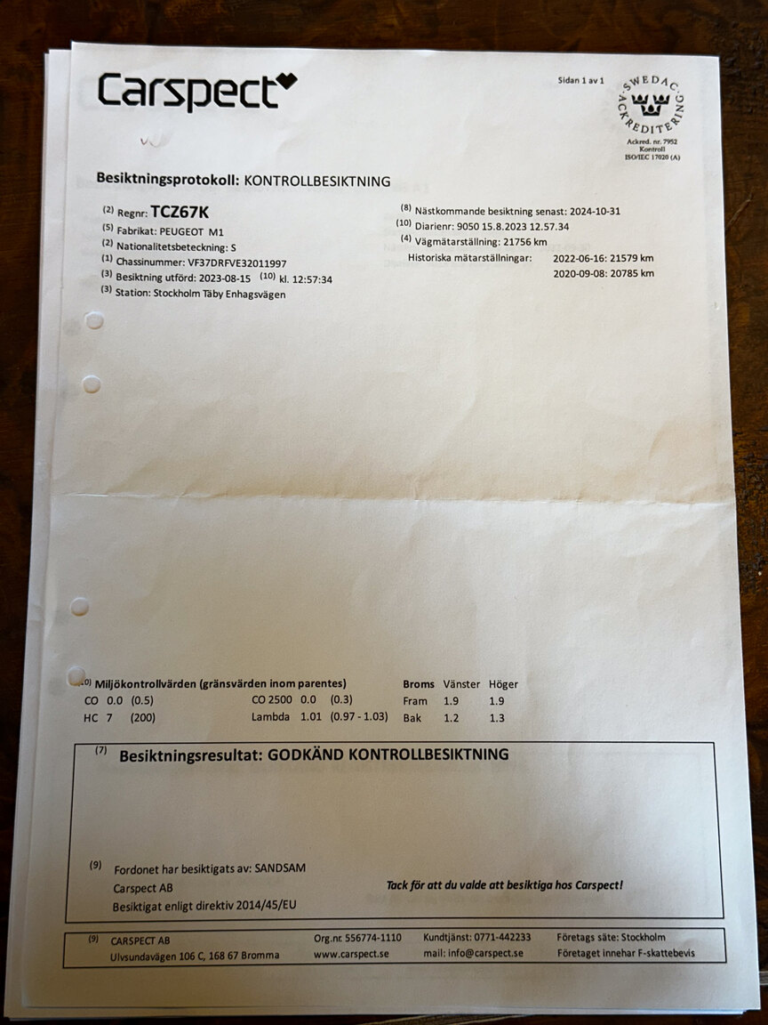 Documentation for 1997 Peugeot 306 Cabriolet