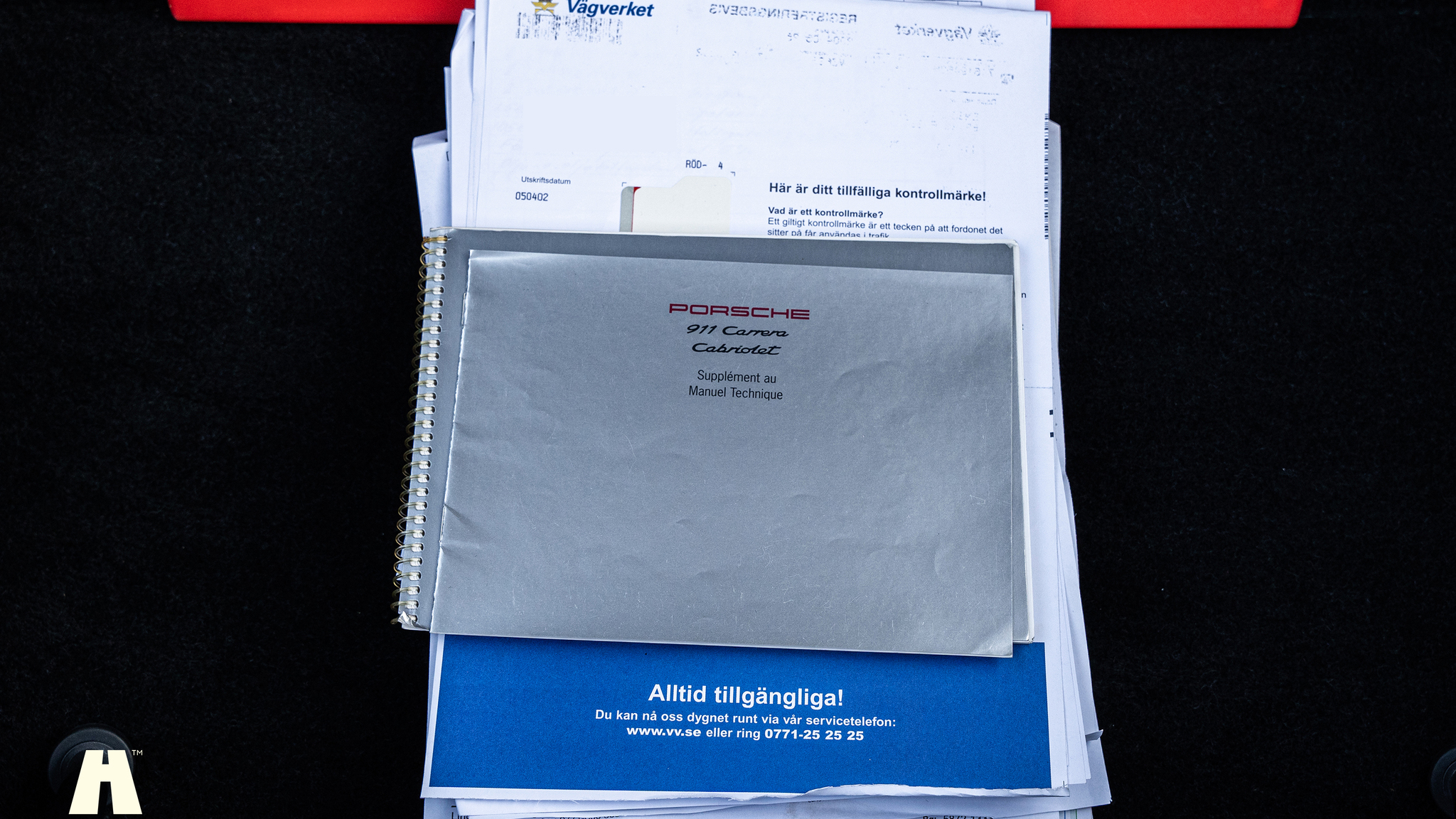 Dokumentation för 1994 Porsche 993 Cabriolet (13)