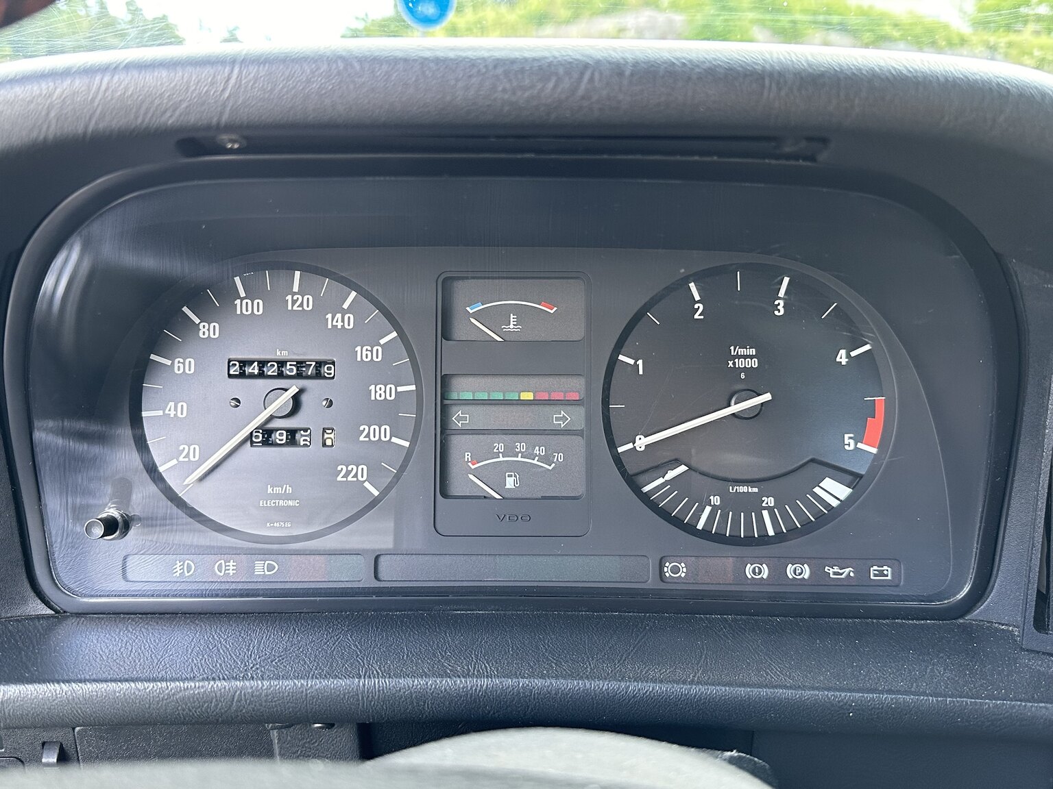 Interiörbild 1985 BMW 525E