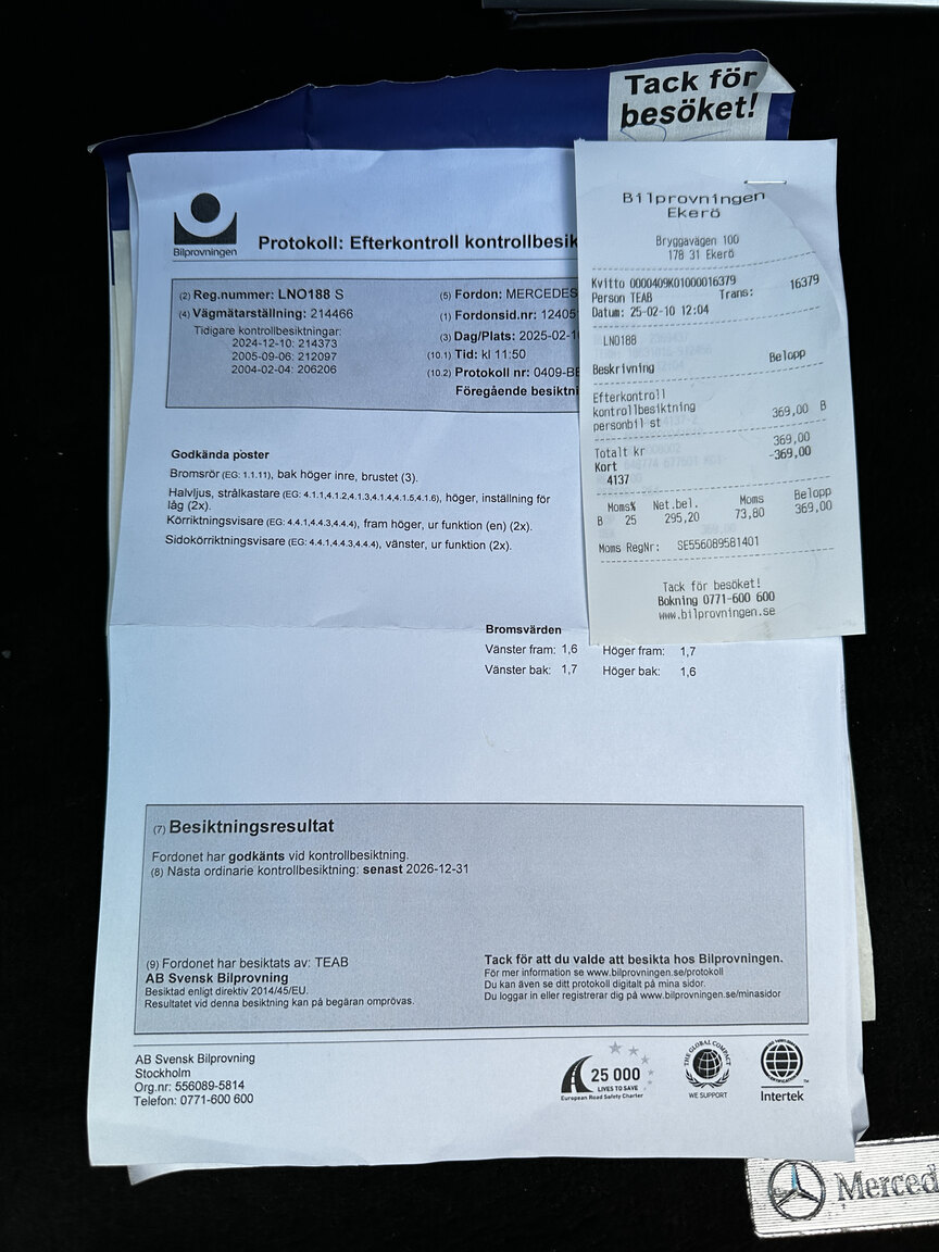 Dokumentation för 1992 Mercedes-Benz 300CE-24V