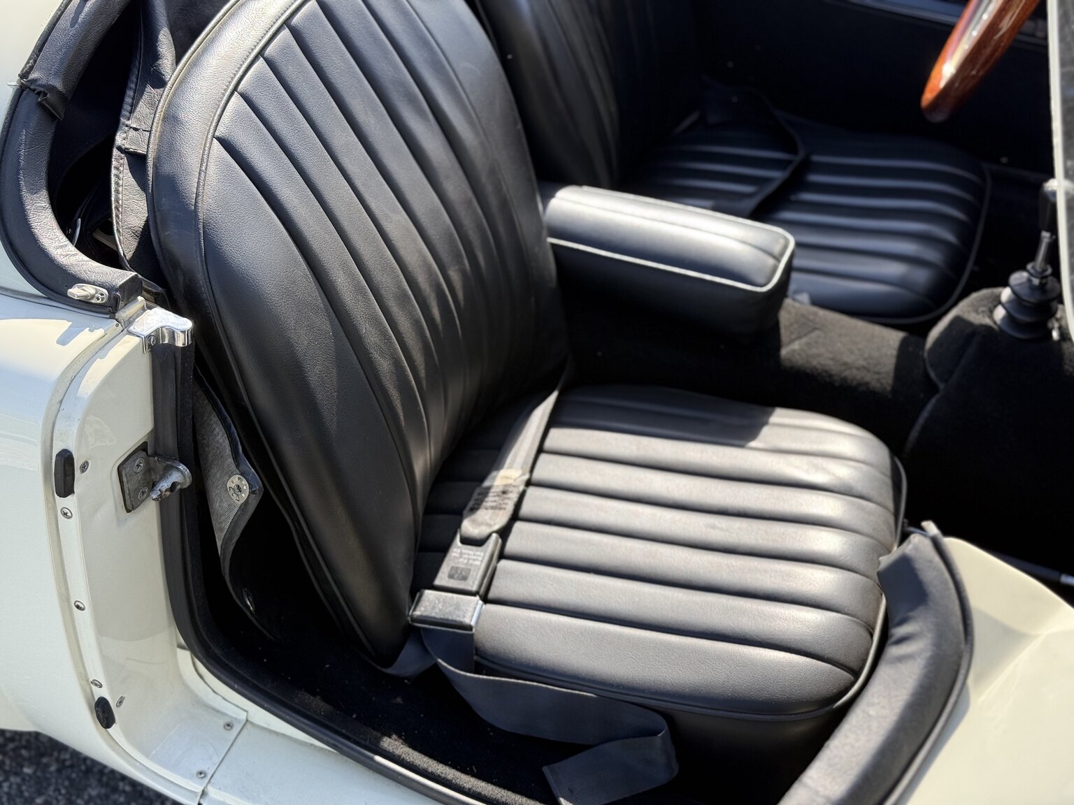 Interiörbild 1959 MG MGA 1500