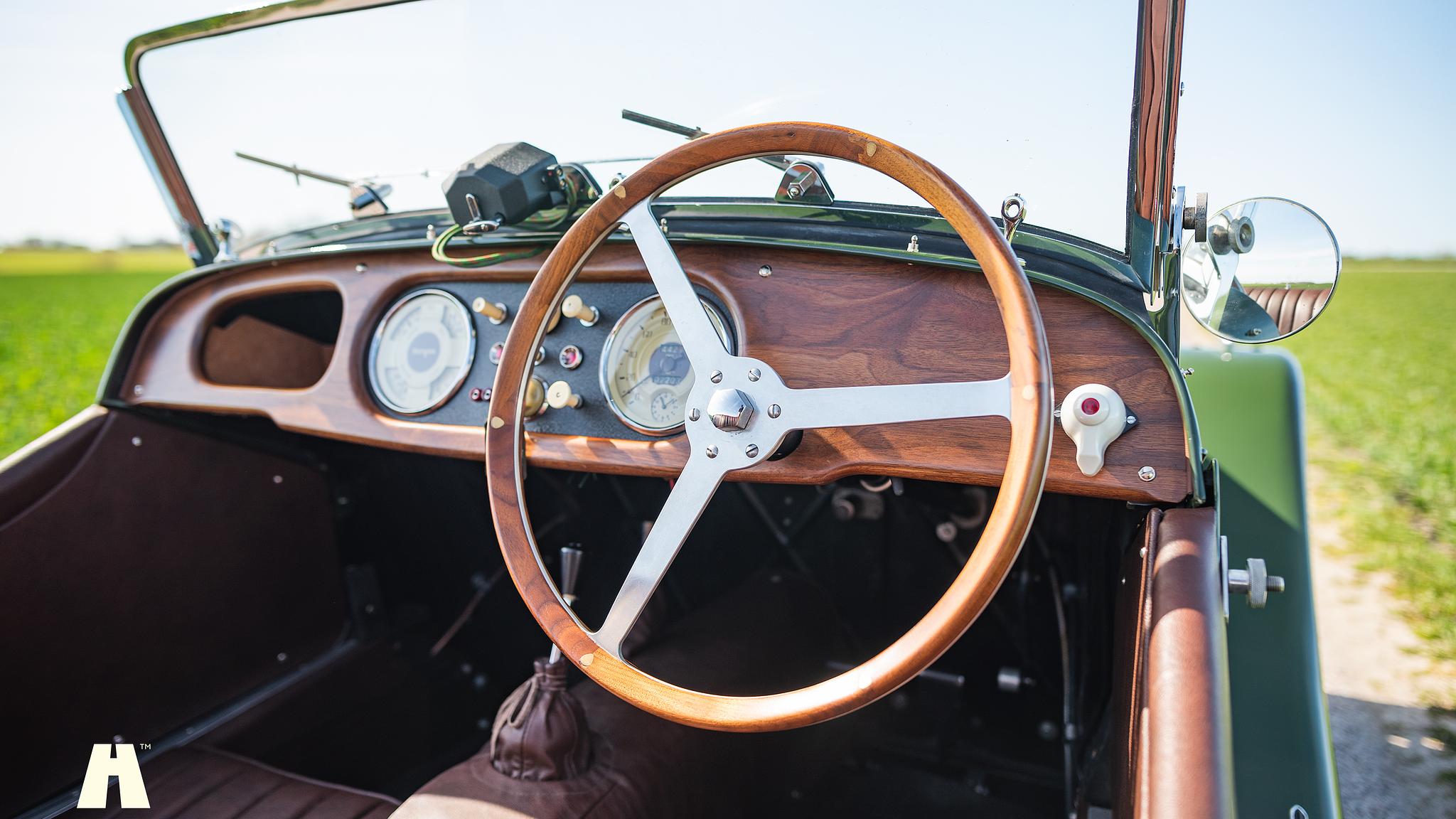 Interiörbild 1951 Morgan Plus 4 (12)