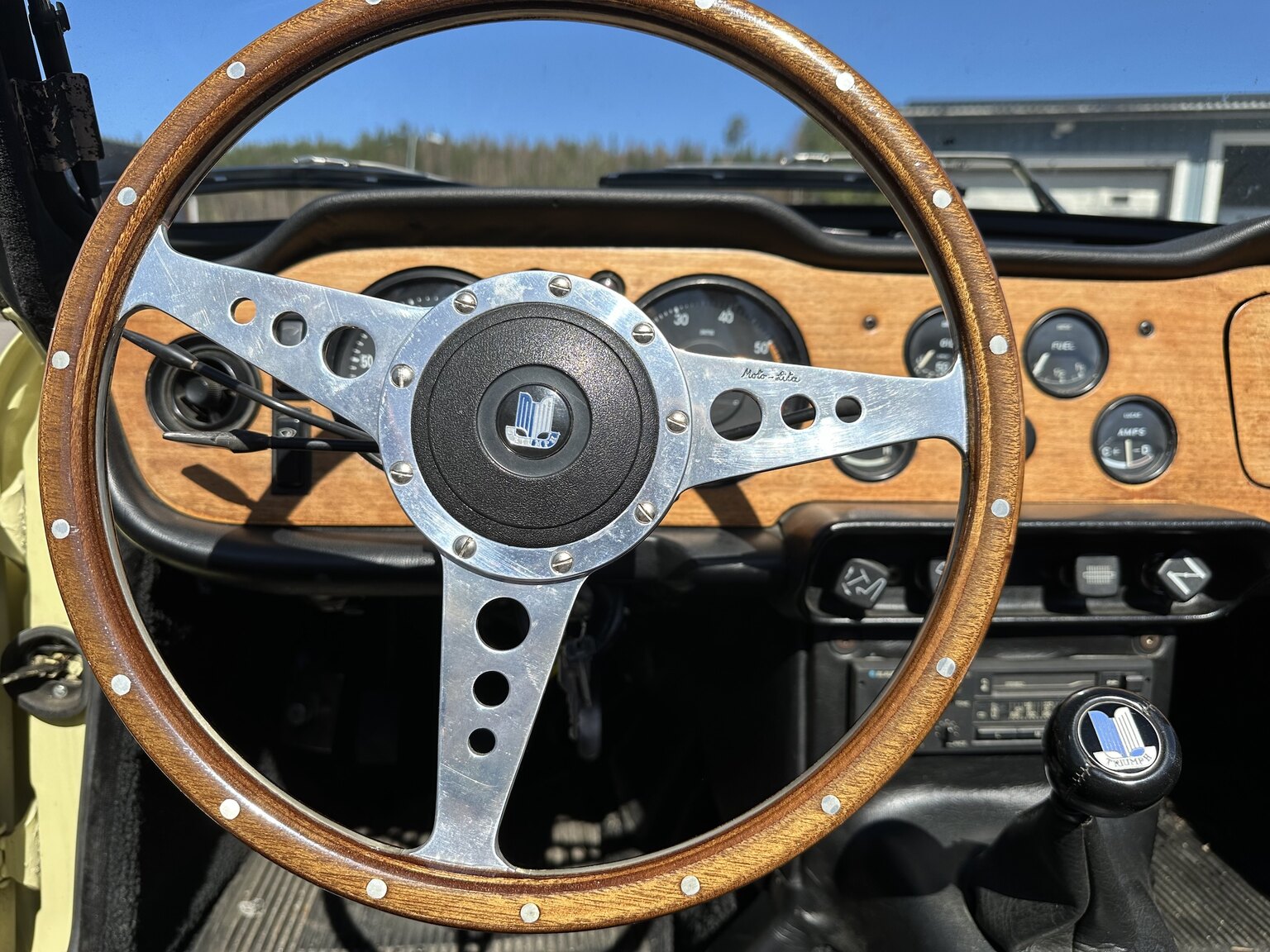 Interiörbild 1971 Triumph TR6 (9)