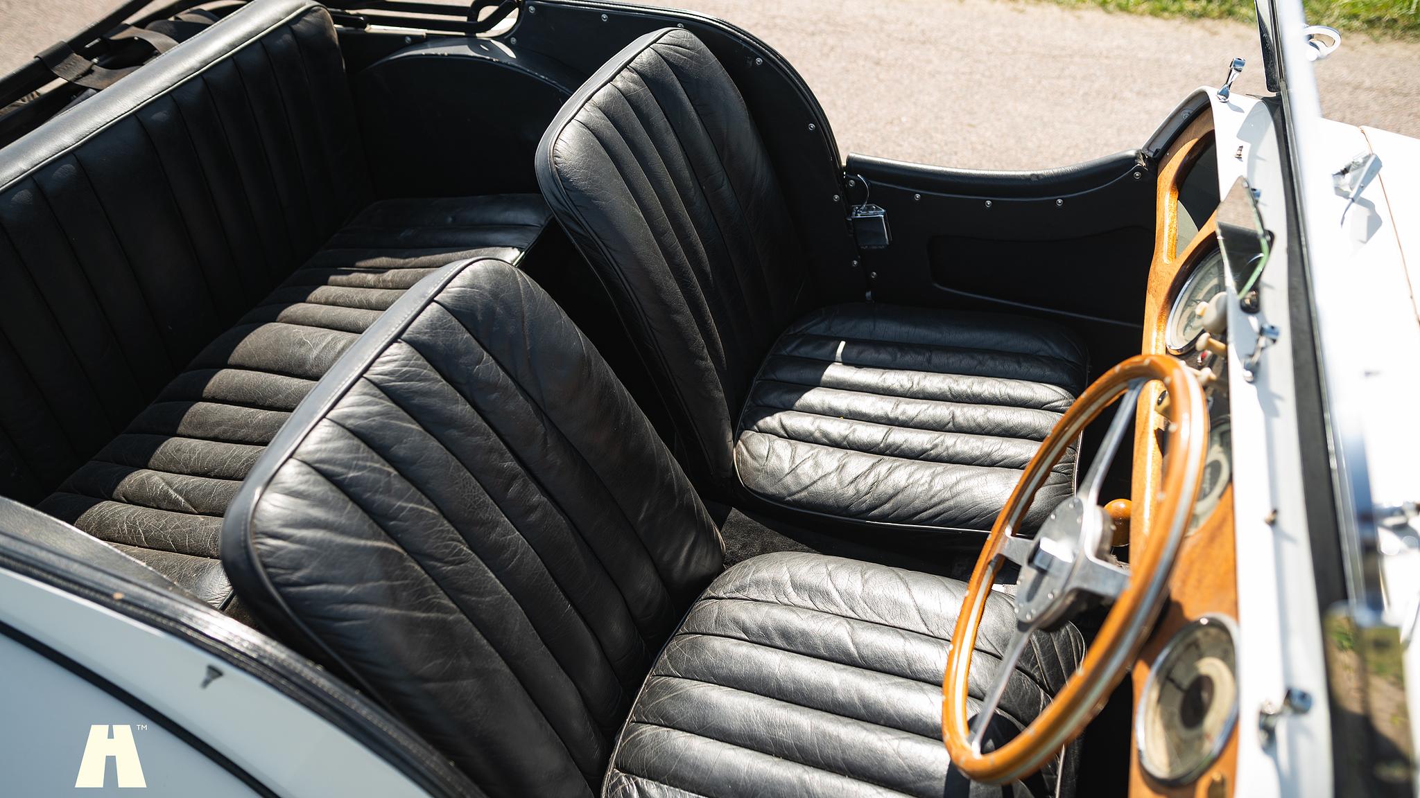 Interiörbild 1954 Morgan Plus 4 