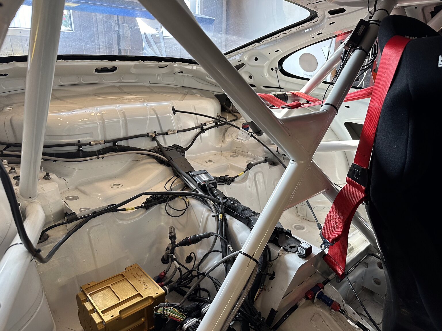 Interiörbild Porsche 997 Cup