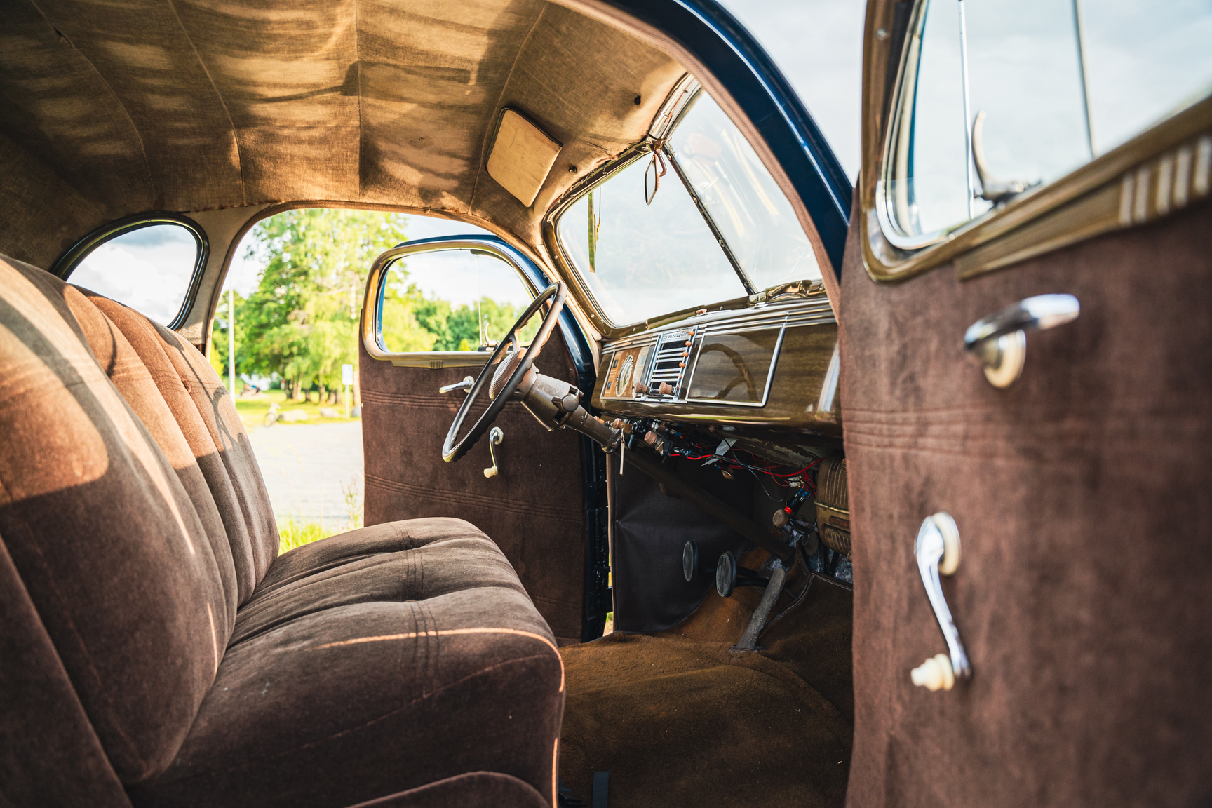 Innenraumfoto von 1939 Plymouth Road king P8 Coupe  (6)