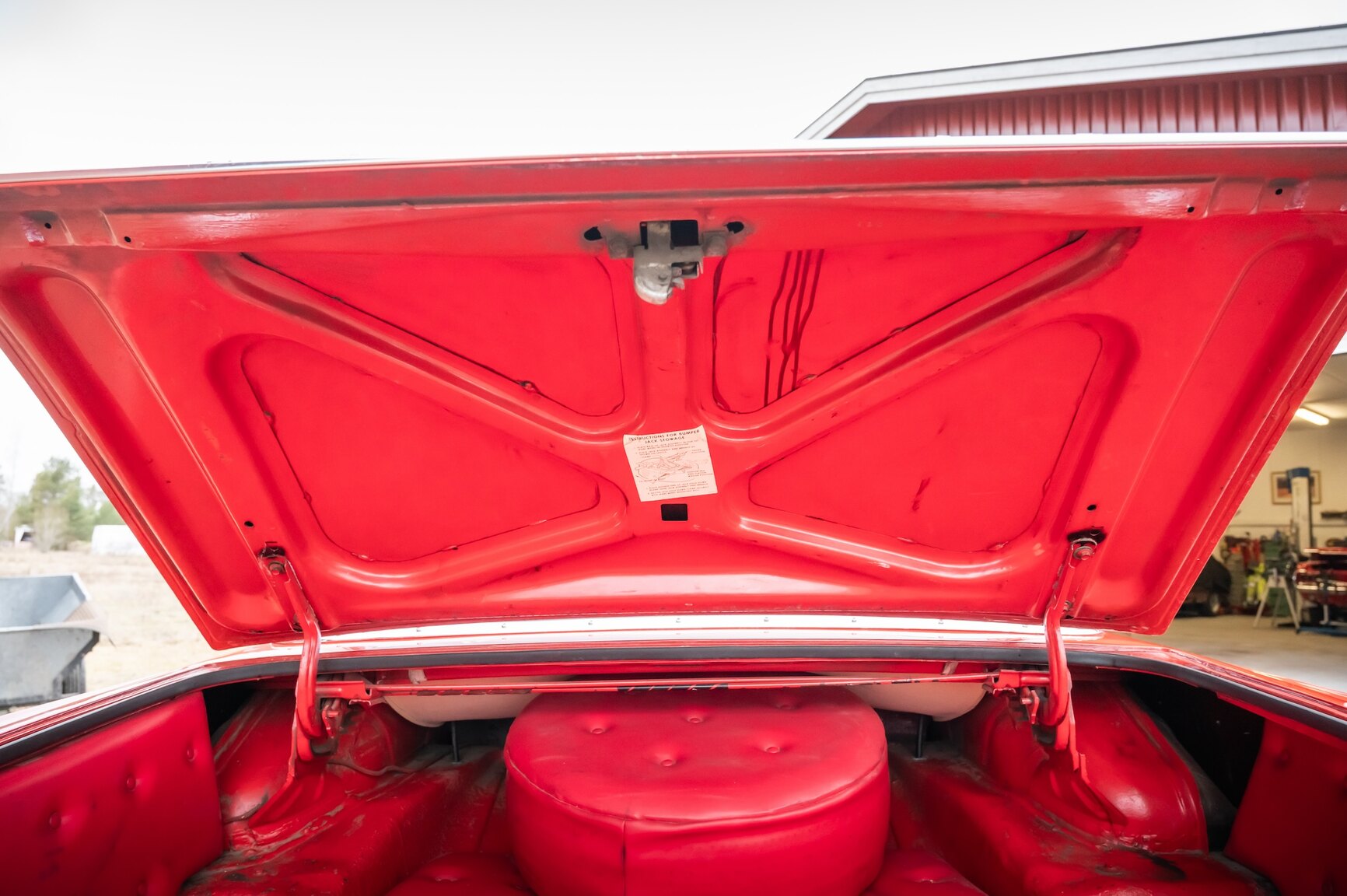 Innenraumfoto von 1962 Ford Galaxie 500 Sunliner