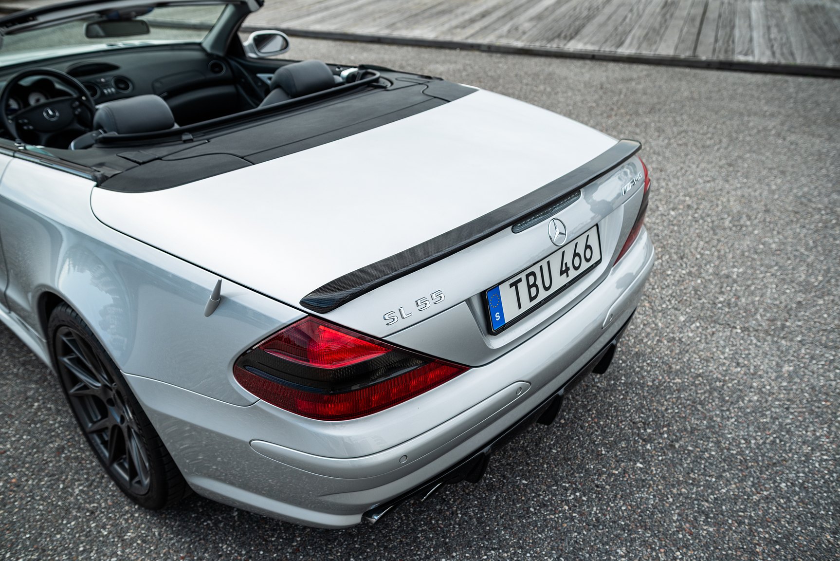 Exterior image of 2002 Mercedes SL 55 AMG