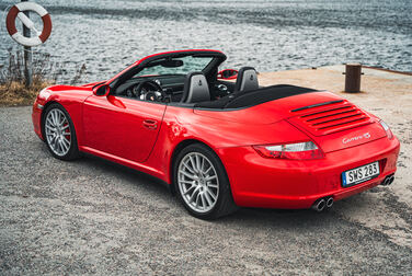 Exteriörbild på 2007 Porsche Carrera 4S Cabriolet