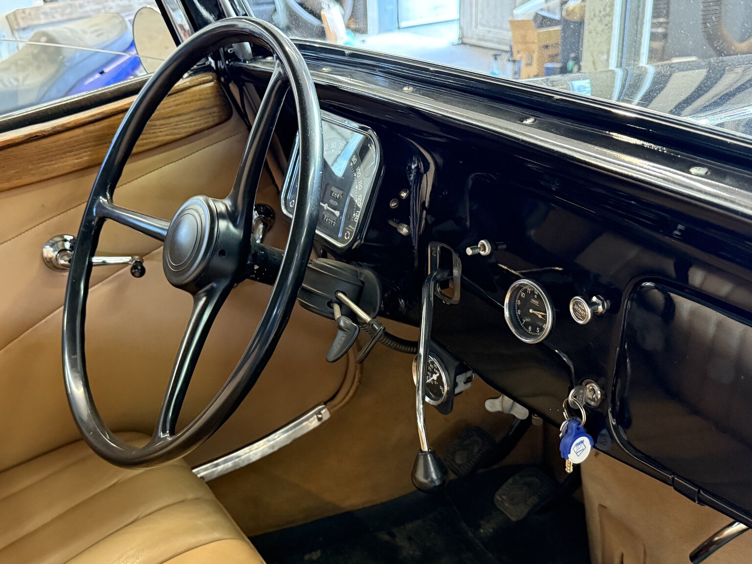 Interiörbild 1939 Citroën Berline 11 Sport Convertible