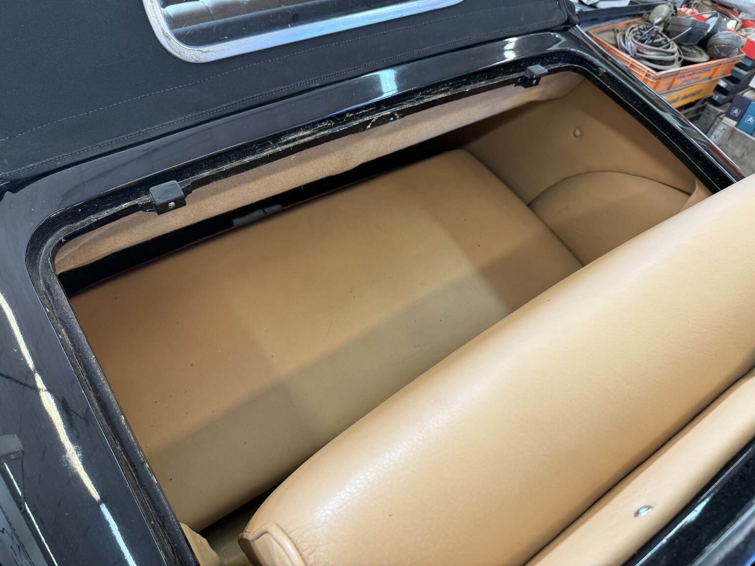 Interiörbild 1939 Citroën Berline 11 Sport Convertible