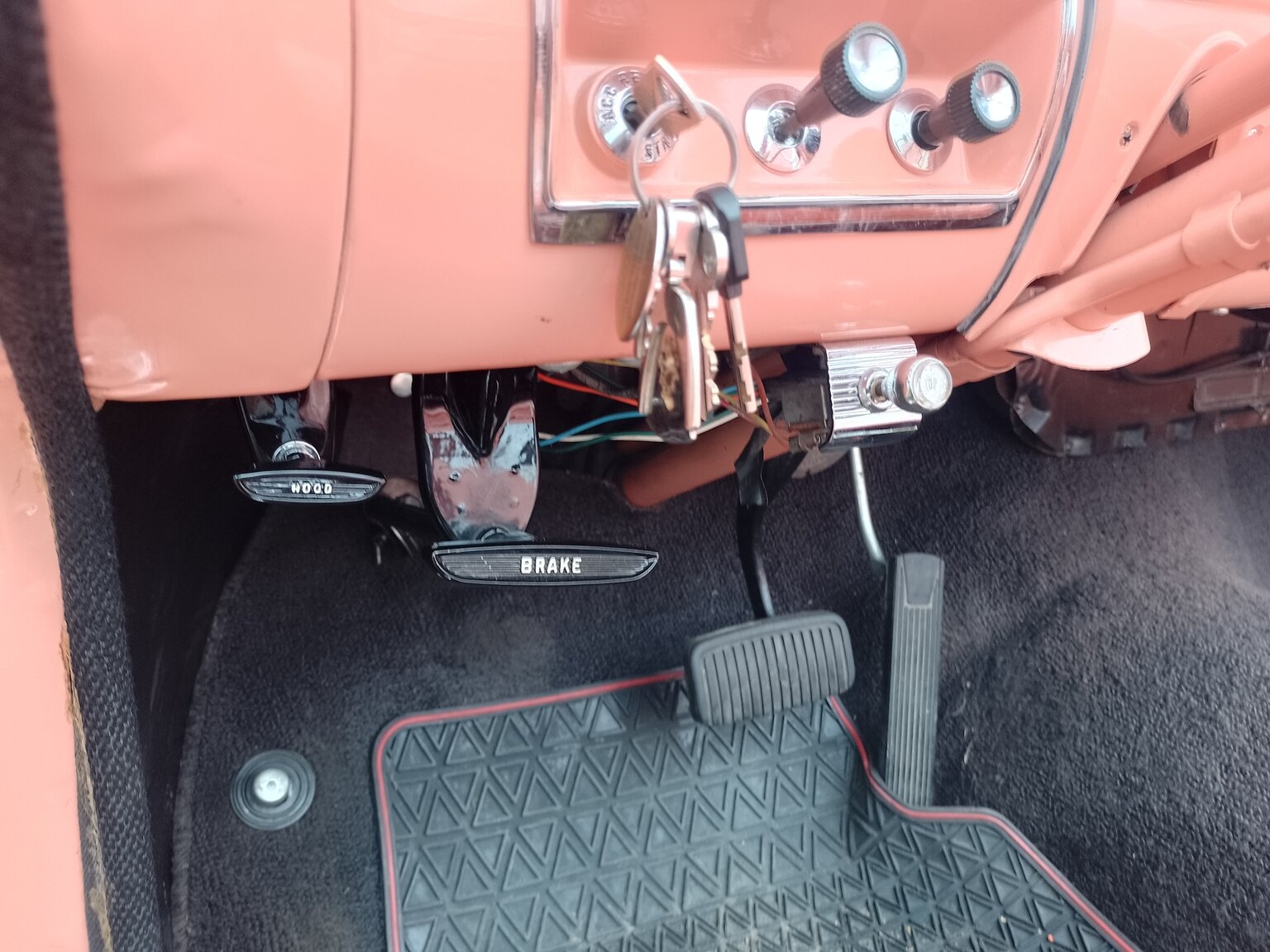 Interiörbild 1957 Ford Fairlane 500 Skyliner Retract