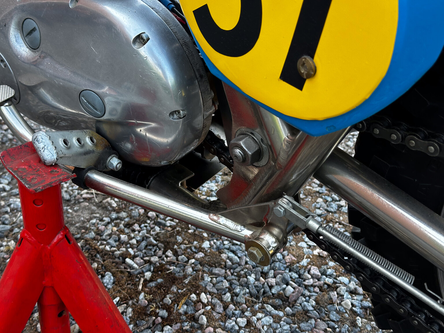 Image of 1971 BSA Rickman Métisse 500 mechanics