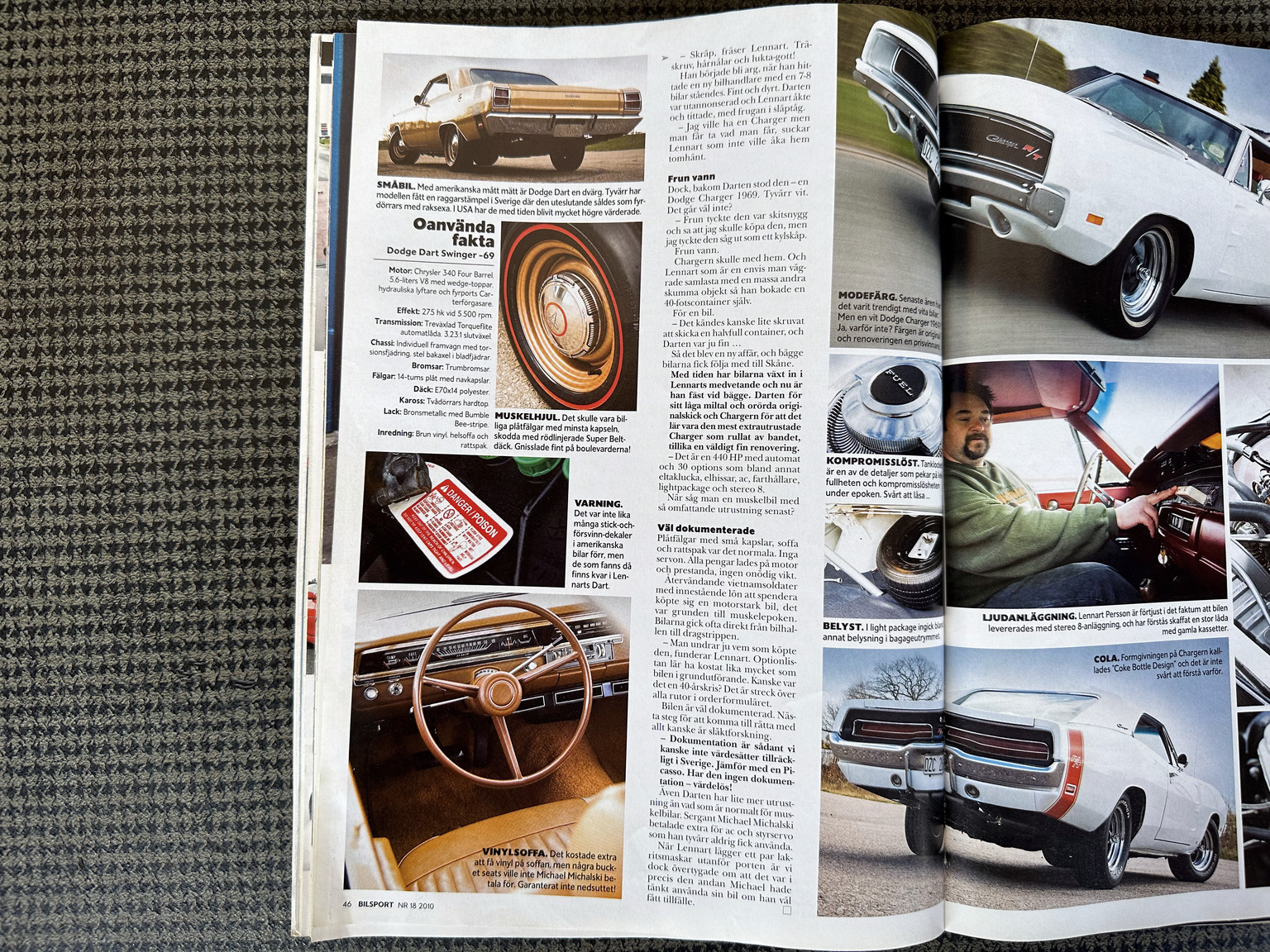 Dokumentation för 1969 Dodge Dart Swinger 340 (7)