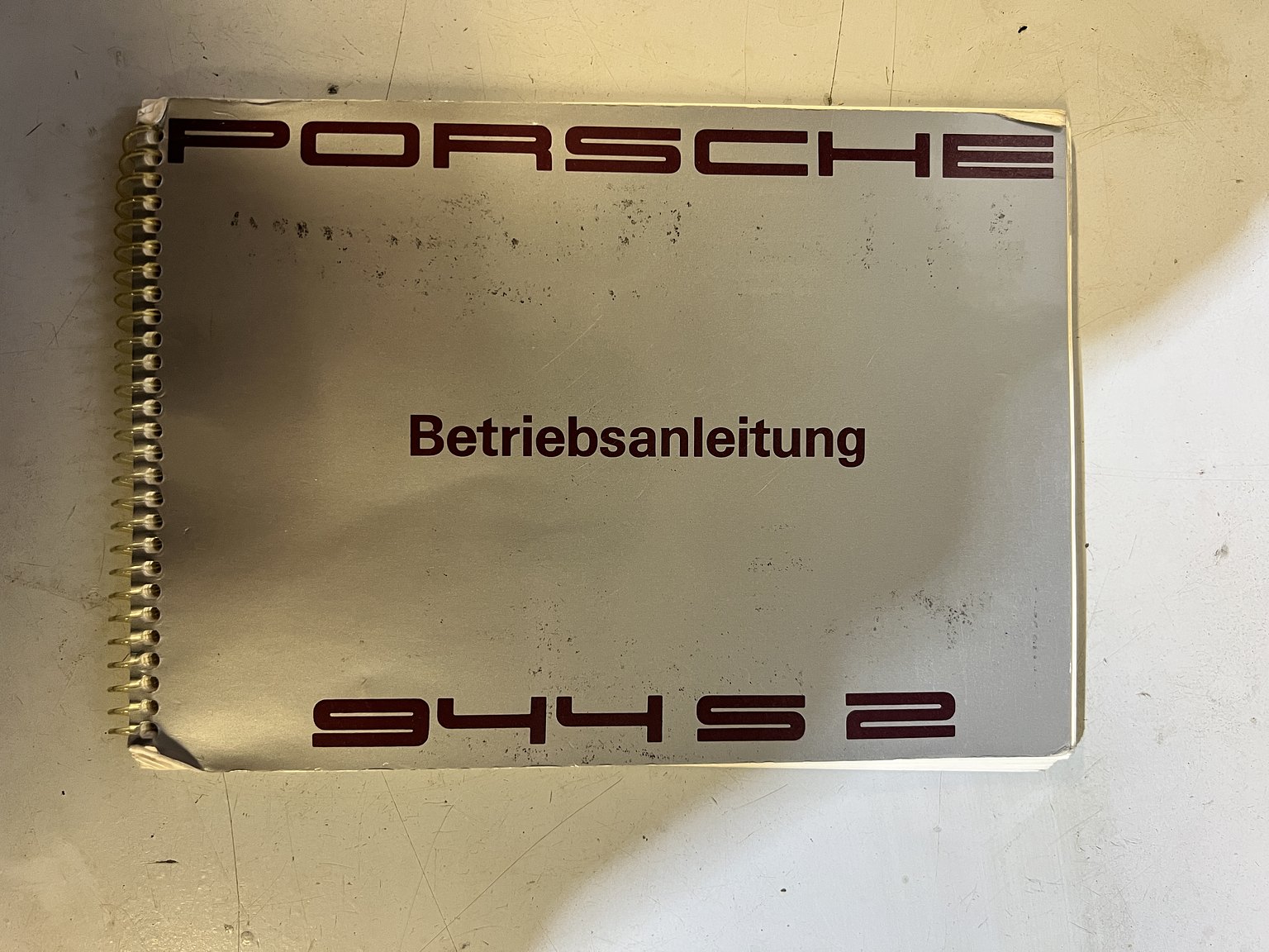 Dokumentation för 1991 PORSCHE 944 S2