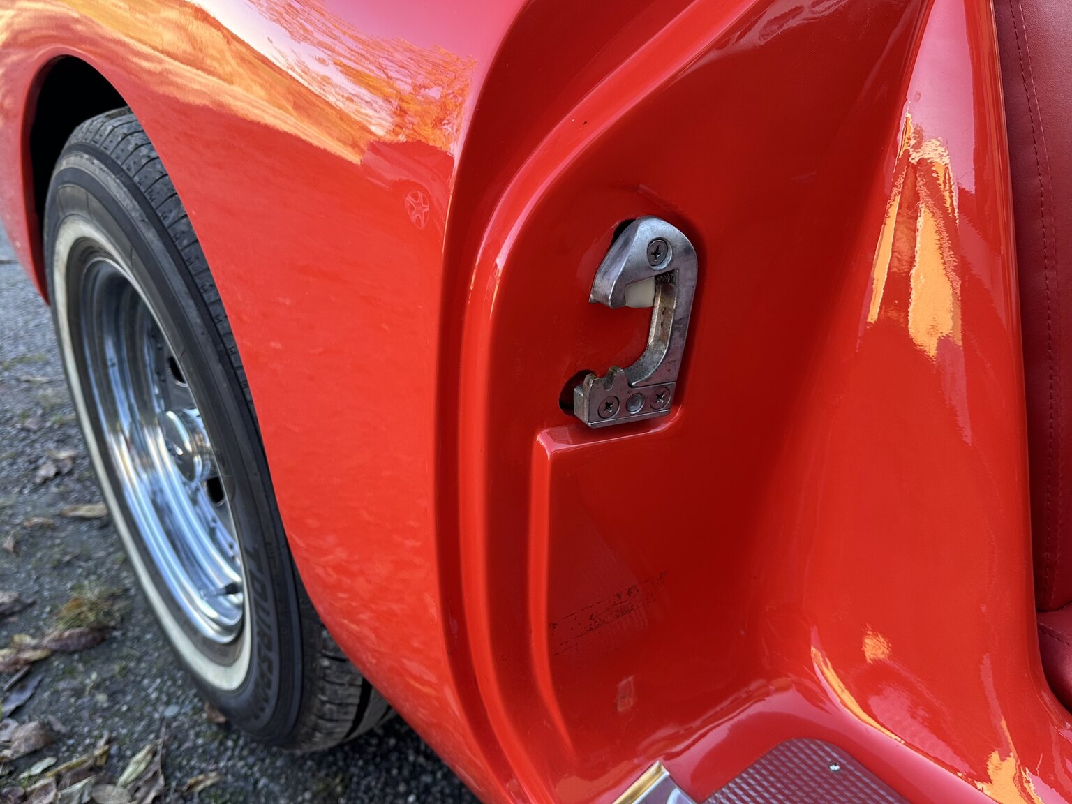 Interiörbild 1956 Chevrolet Corvette 