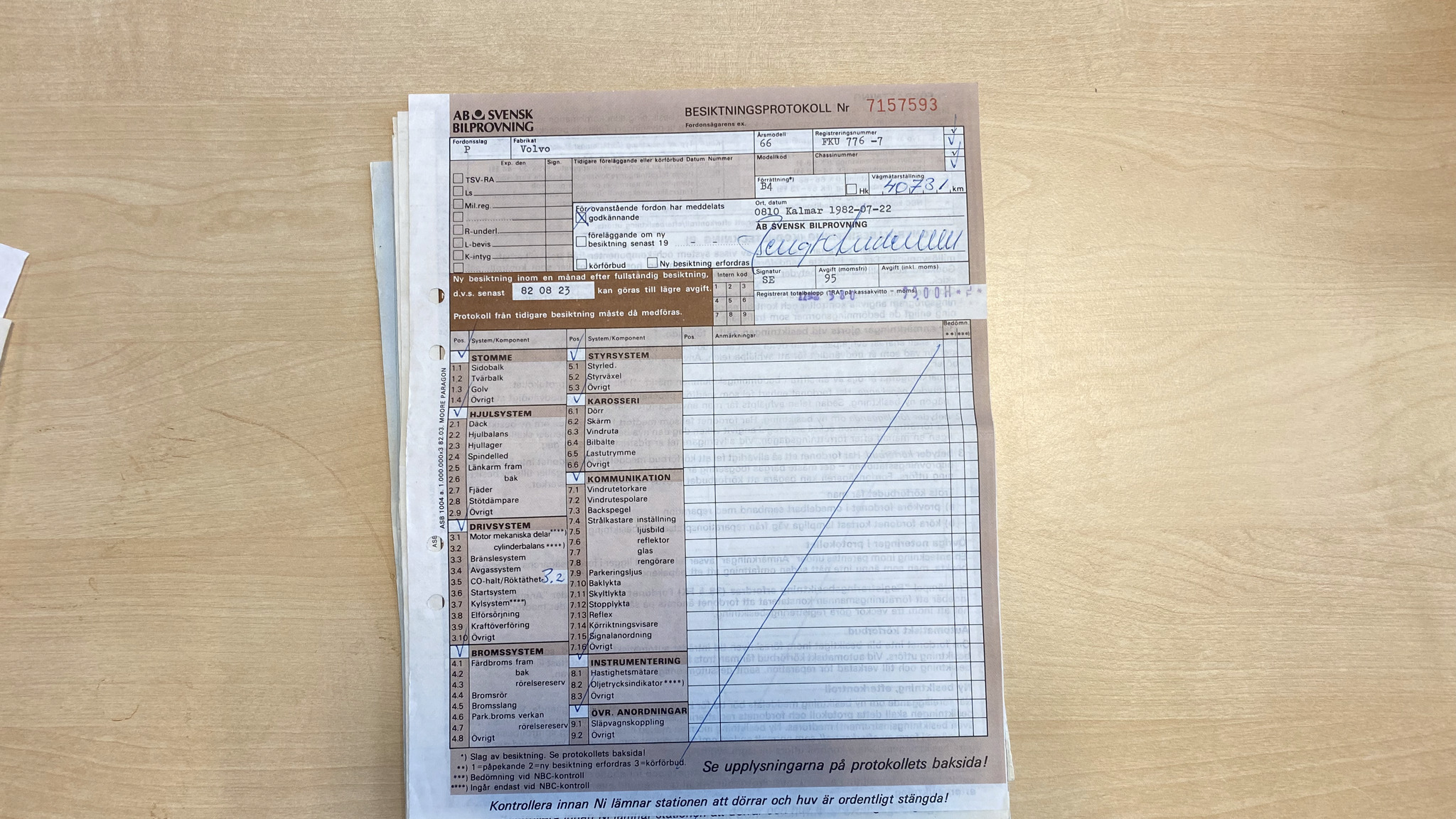 Dokumentation, 1966 Volvo Amazon (53)