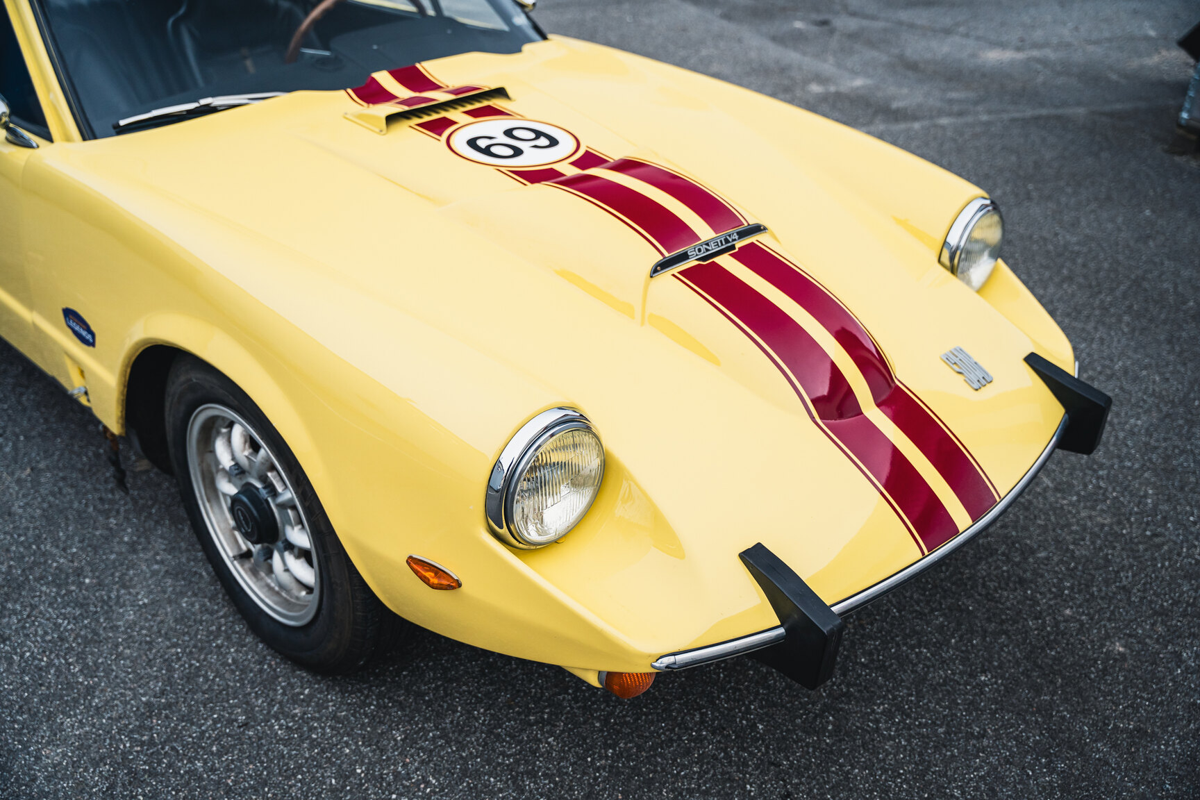 Exteriörbild på 1969 Saab Sonett II