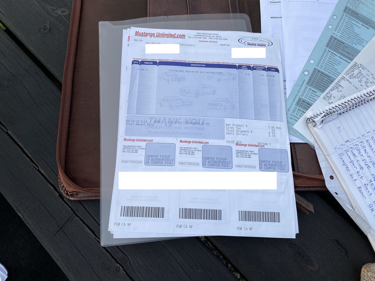 Dokumentation för 1967 Ford Mustang Fastback (5)