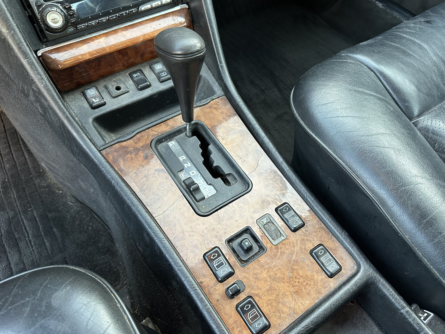 Interiörbild 1988 Mercedes 560 SEC