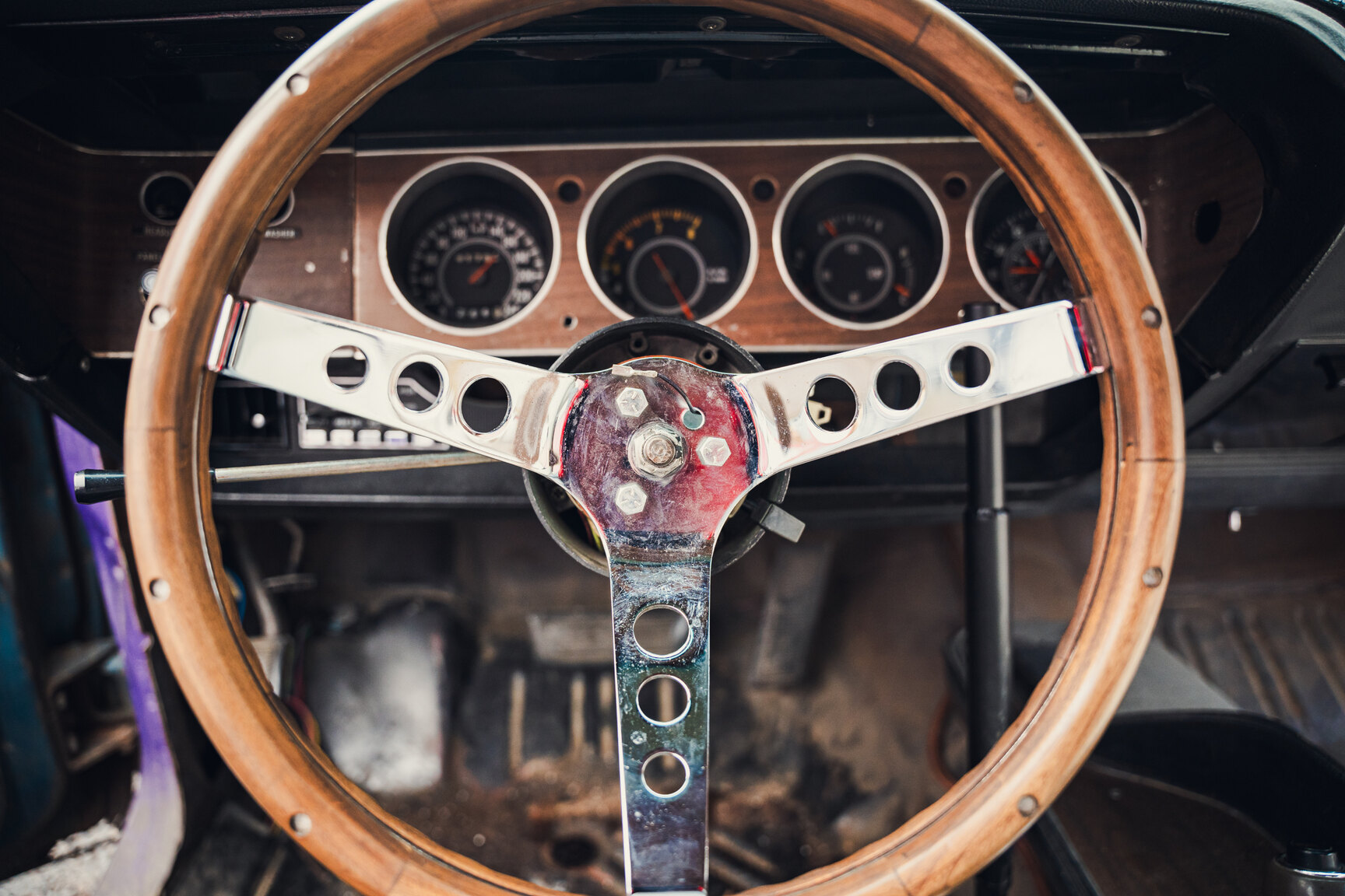 Innenraumfoto von 1970 Dodge Challenger - Ett sista race