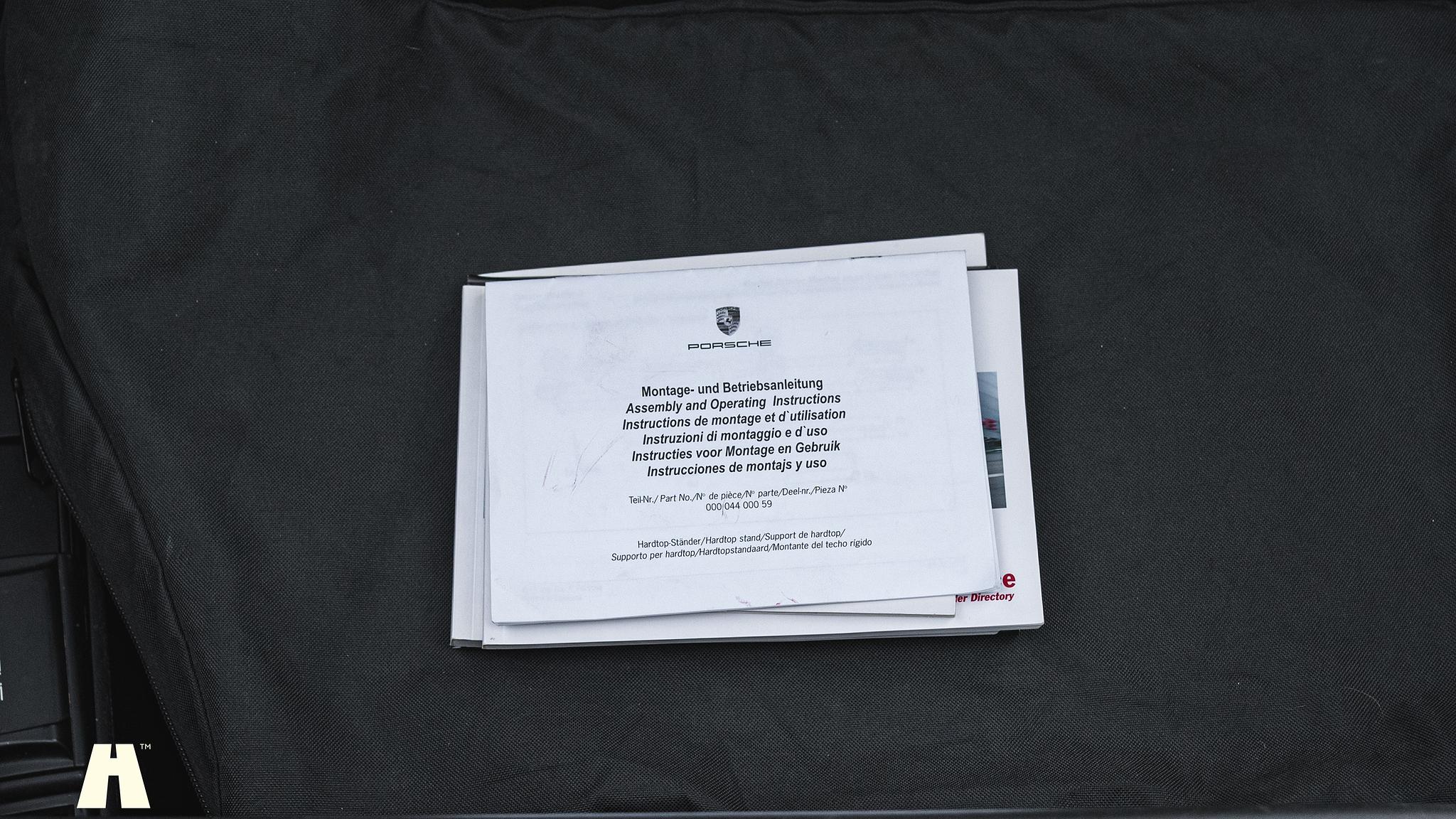 Documentation for 2008 Porsche 997 4S Cabriolet 