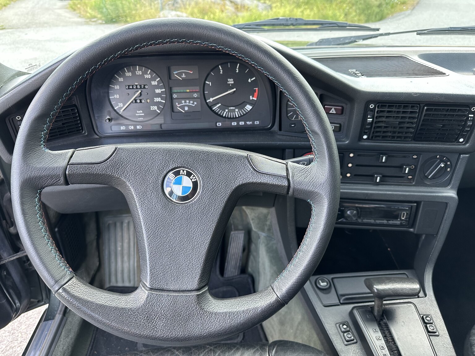 Interiörbild 1985 BMW 525E