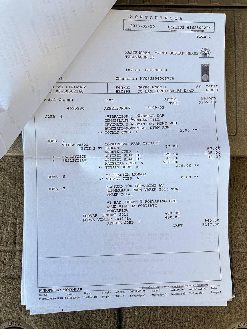 Documentation for 2008 Toyota Land Cruiser 4.5 4WD V8