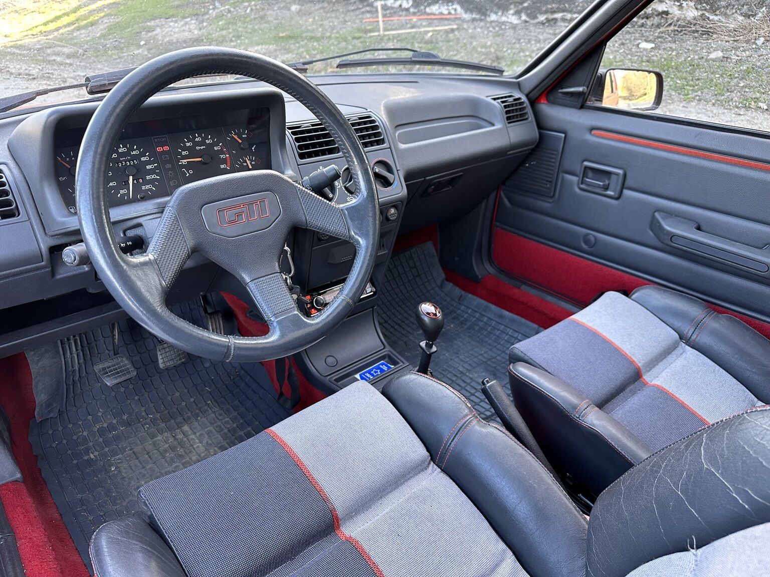 Interior image of 1989 Peugeot 205 GTI