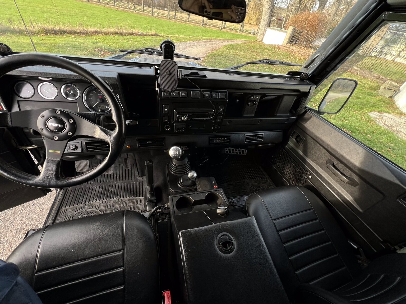 Interiörbild 2002 Land Rover Defender 90 2.5 Td5