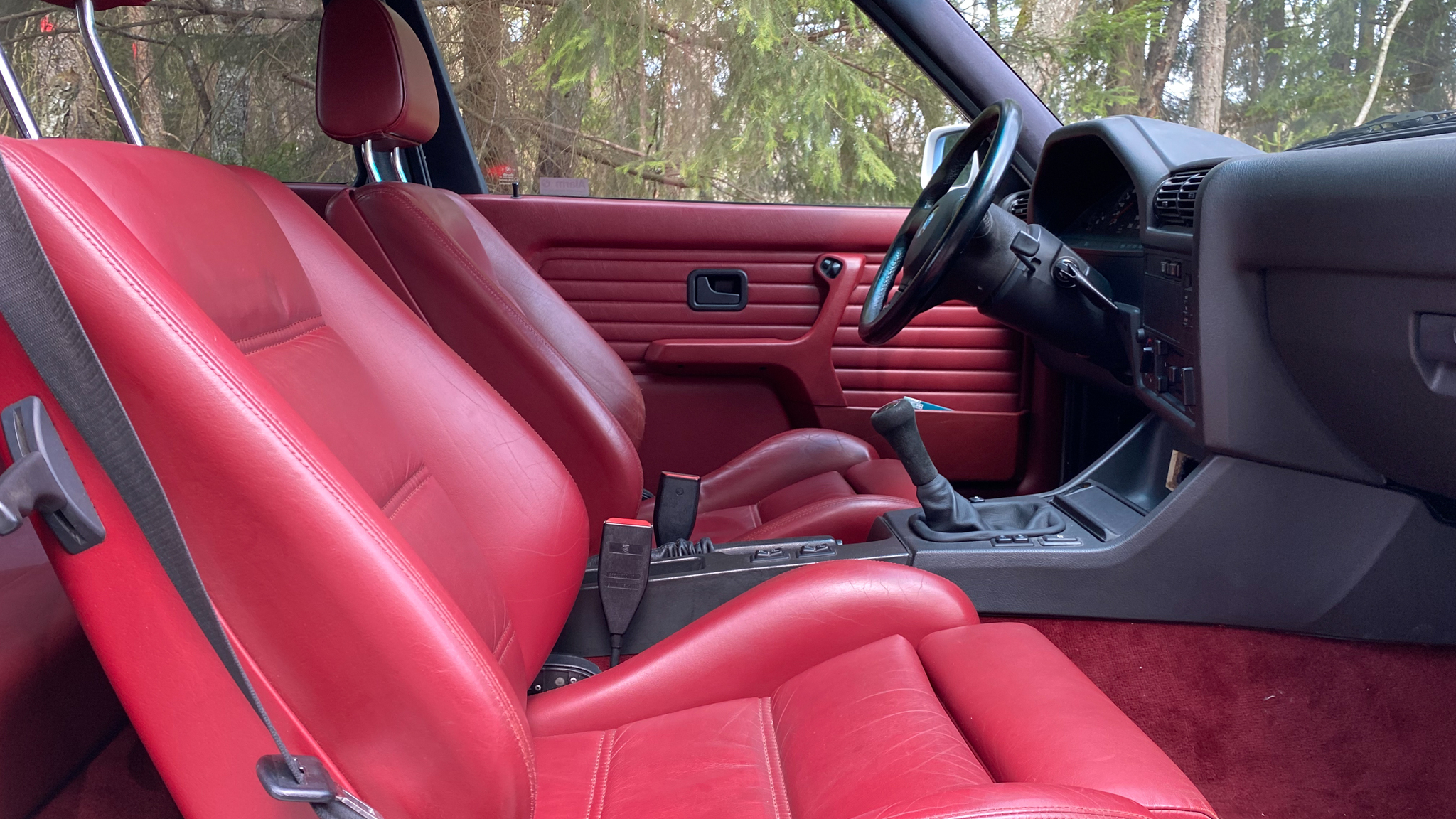 Interiörbild 1990 BMW E30 M3