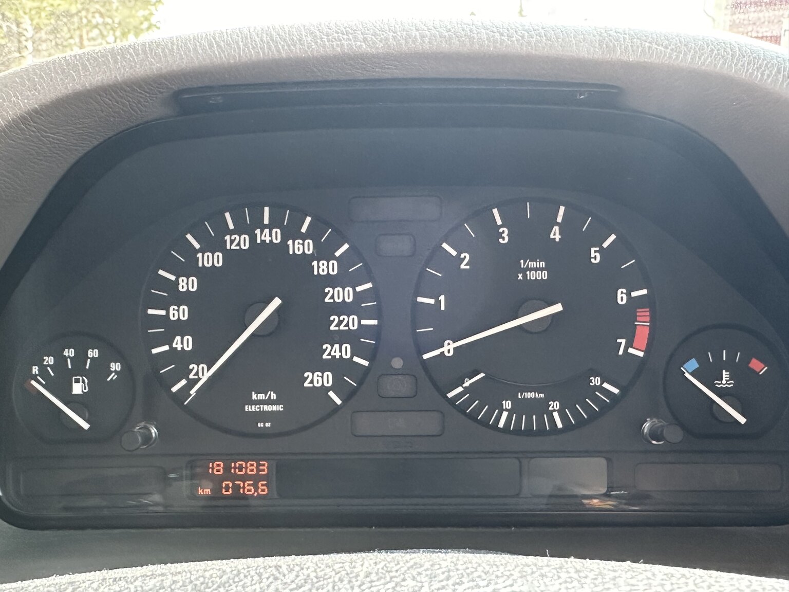 Interiörbild 1992 BMW 740iA