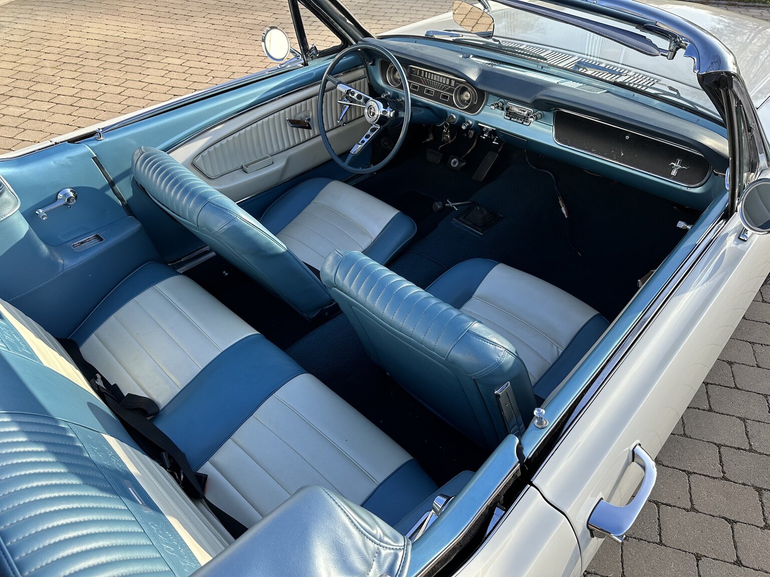 Interiörbild 1966 Ford Mustang Convertible