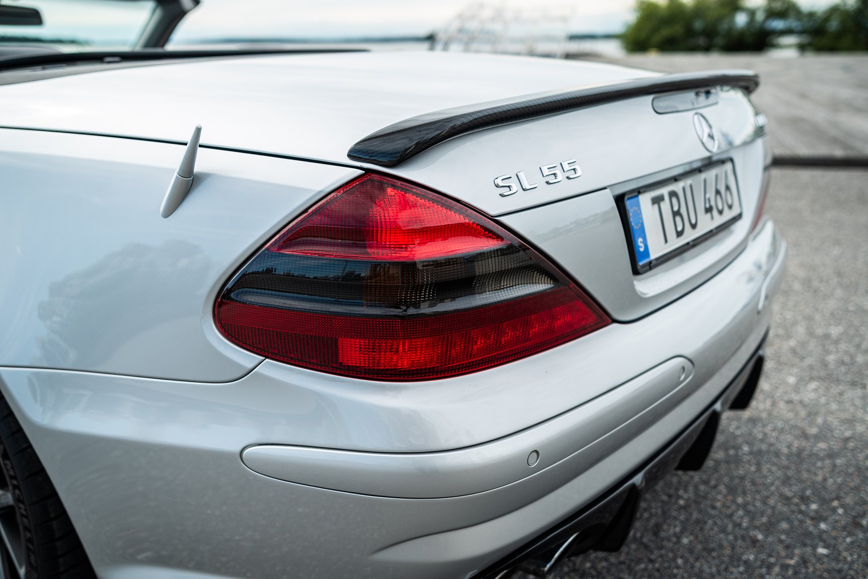 Exterior image of 2002 Mercedes SL 55 AMG