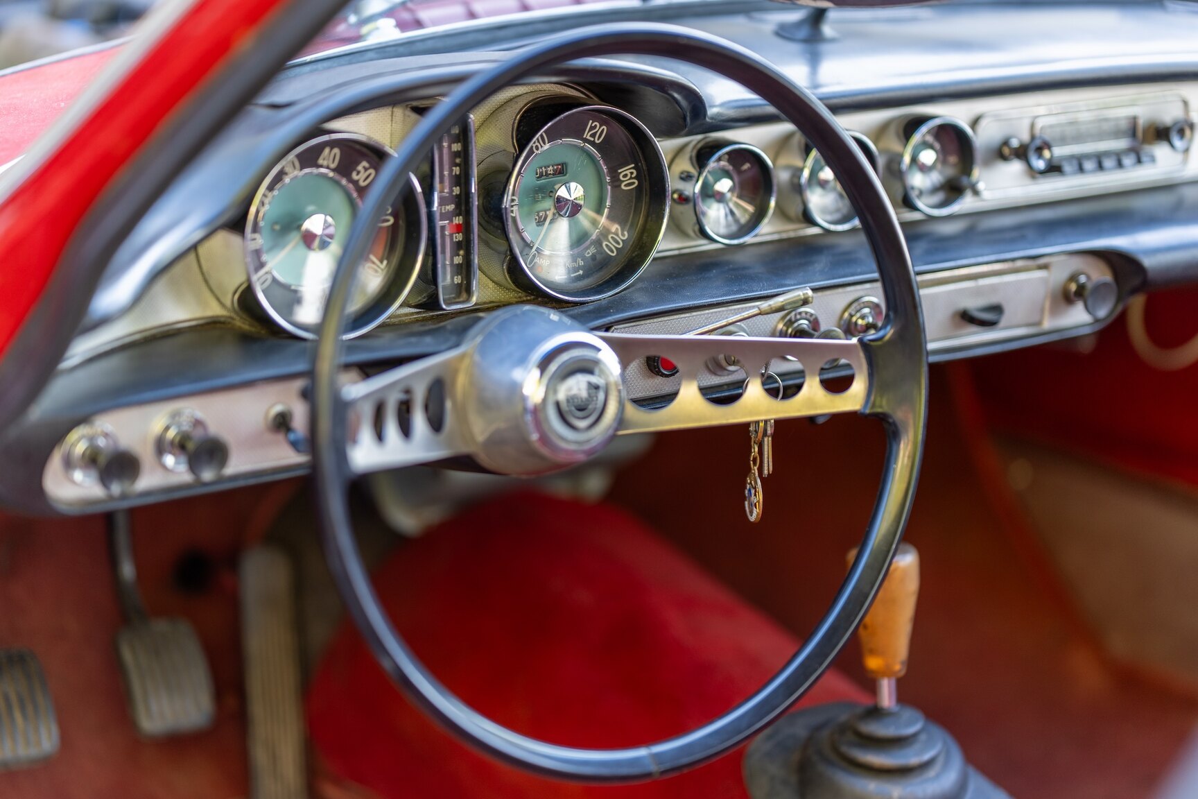 Interiörbild 1961 Volvo P1800
