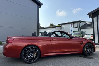 Exterior image of 2018 BMW M4 Competition Convertible F83 Manual