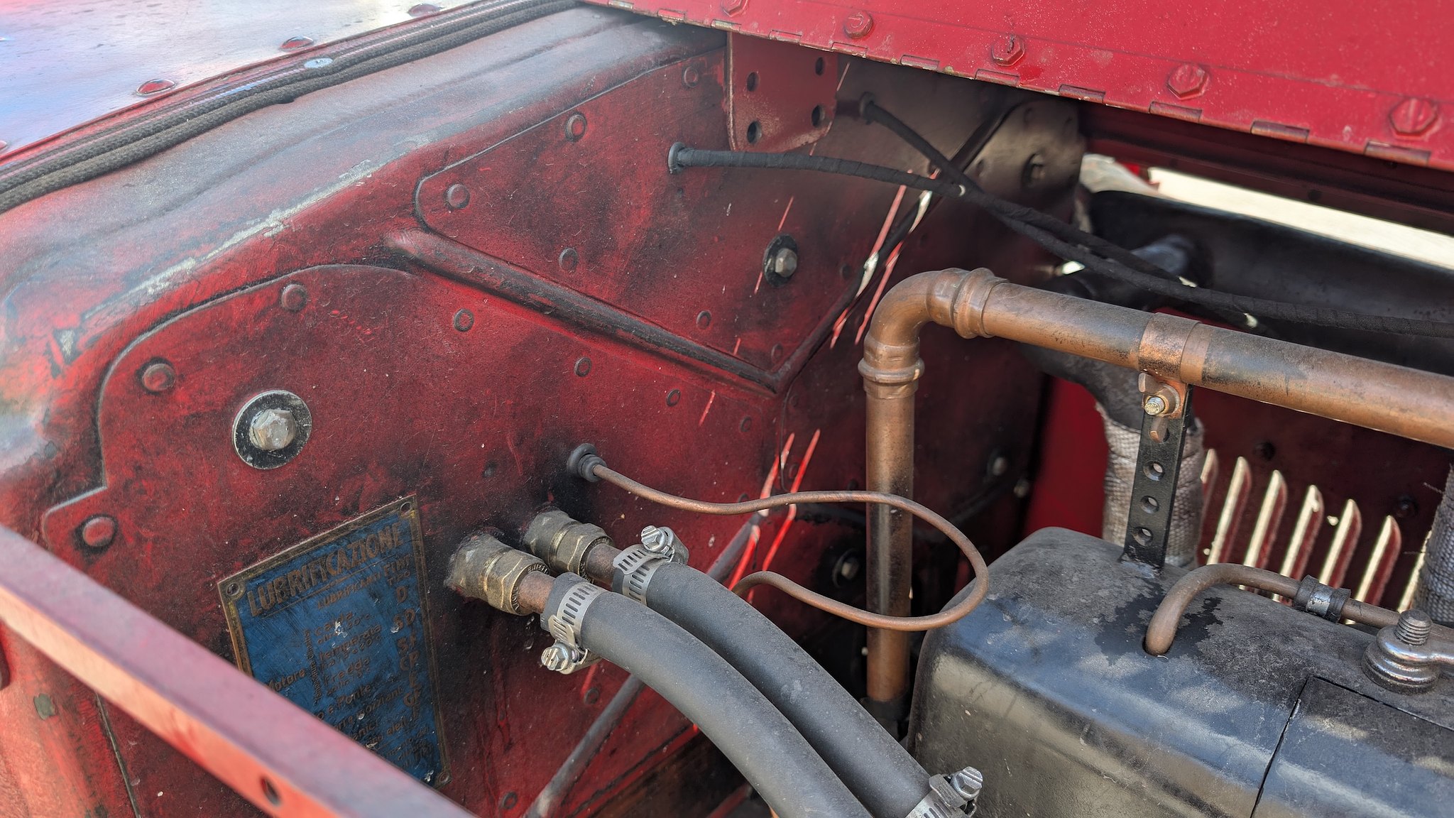 Image of 1929 FIAT 321C (521c) "Flying Fiona" mechanics