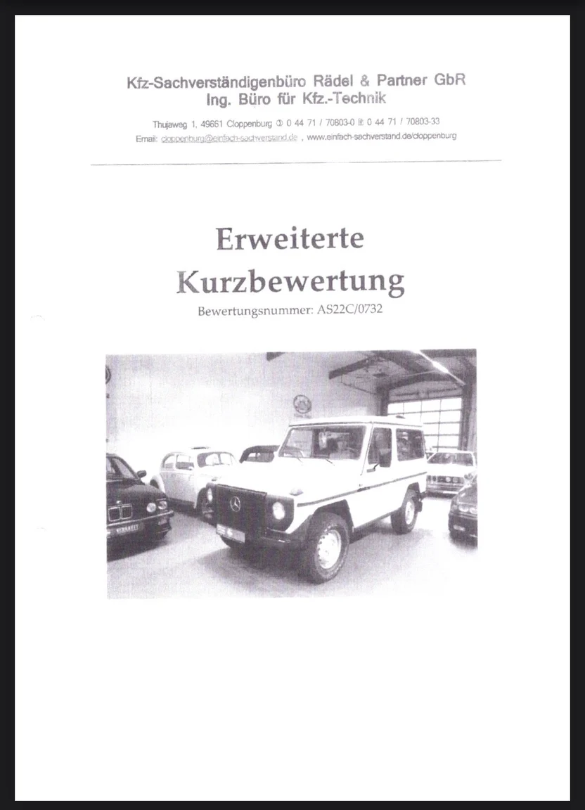 Documentation for 1981 Mercedes-Benz 240 GD (2)