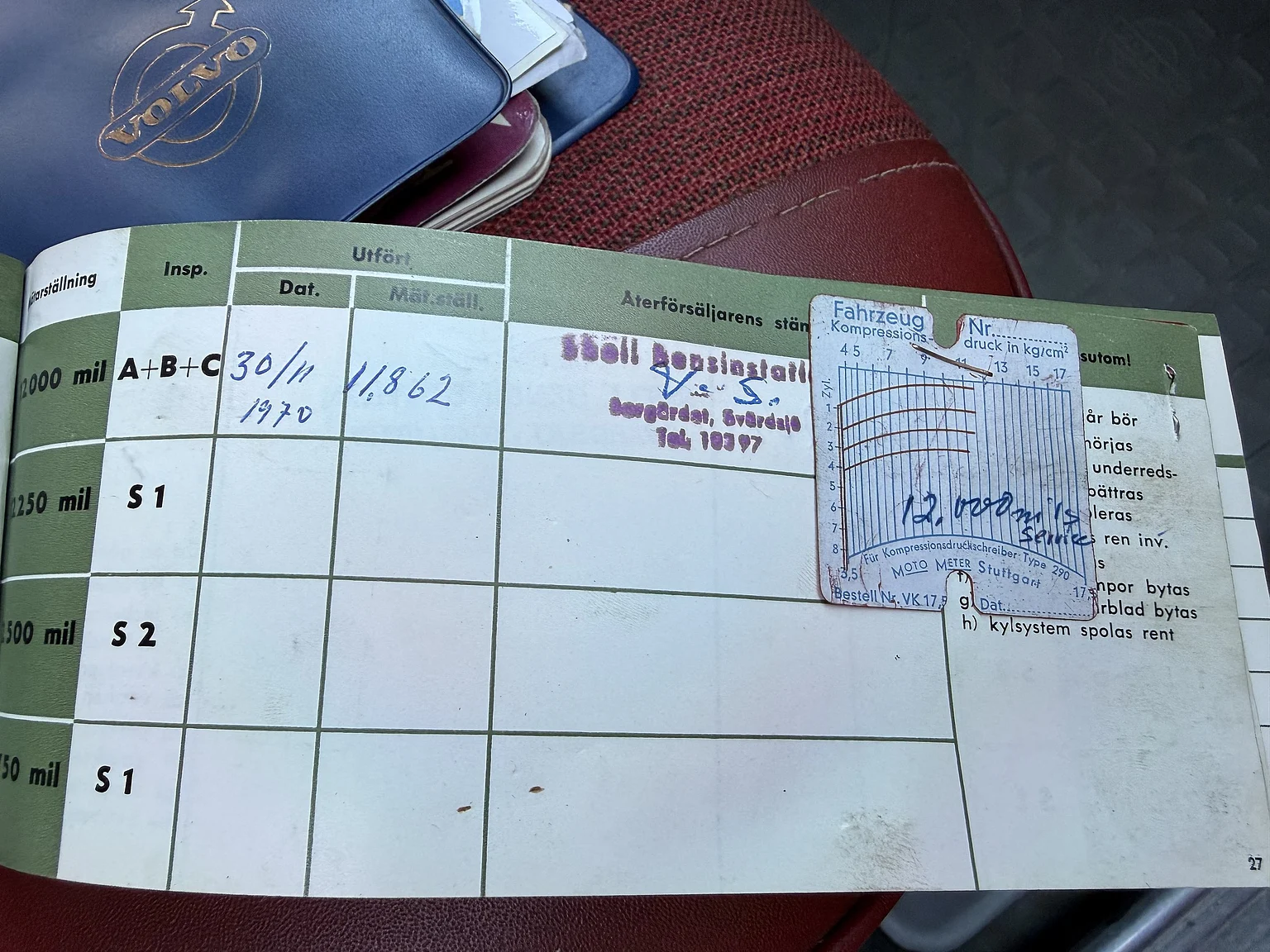 Dokumentation för 1964 Volvo Amazon (15)