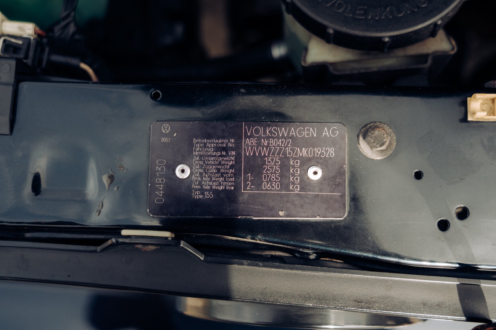 Image of 1991 VW Golf Cabriolet "Etienne Aigner Edition" mechanics