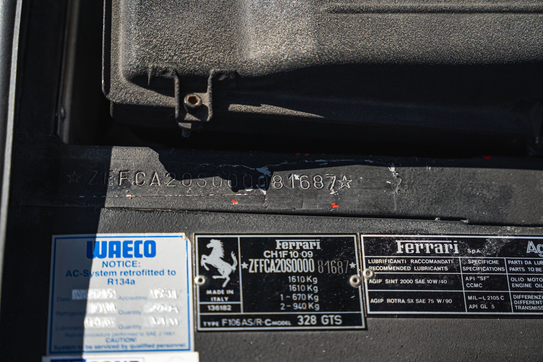 1989 Ferrari 328 GTS, Mekanik