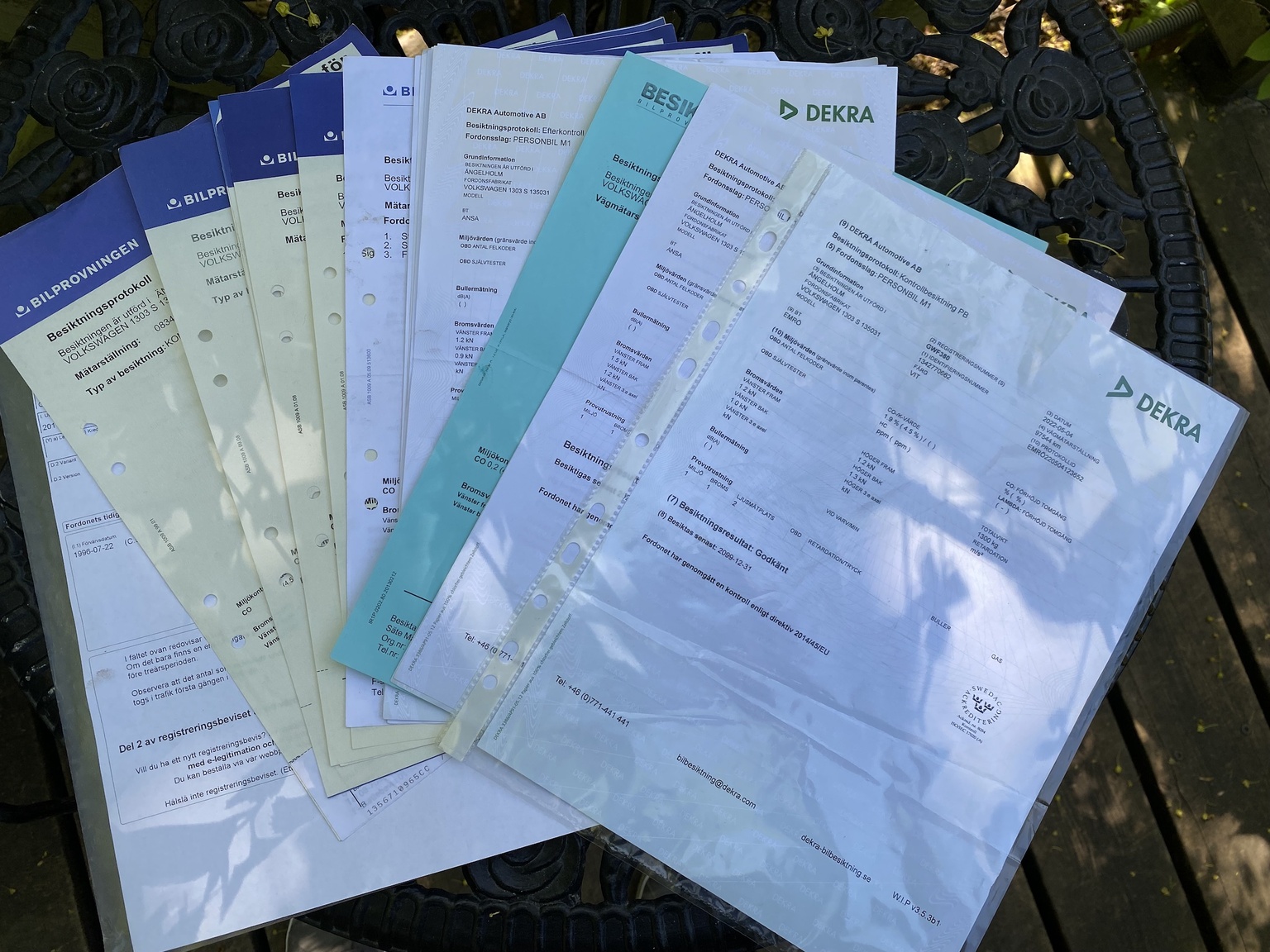 Dokumentation för 1974 Volkswagen Beetle 1303 S (1)