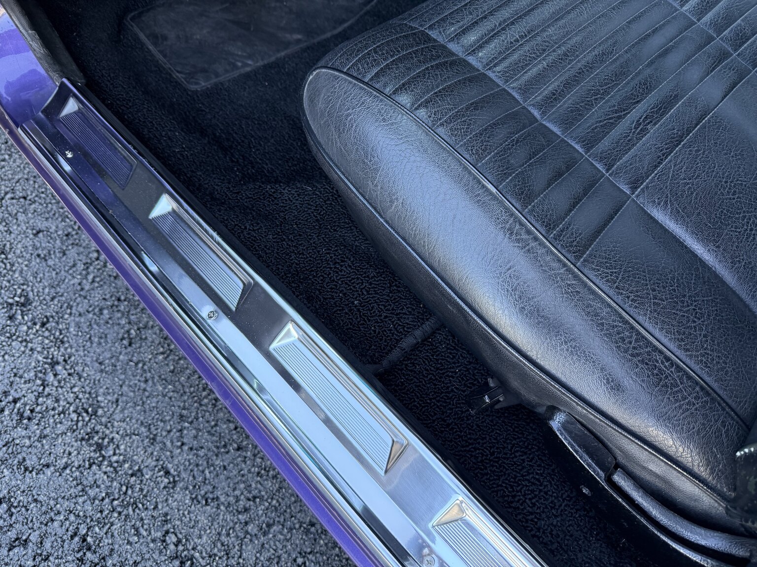 Interiörbild 1970 Dodge Challenger T/A 440 cui