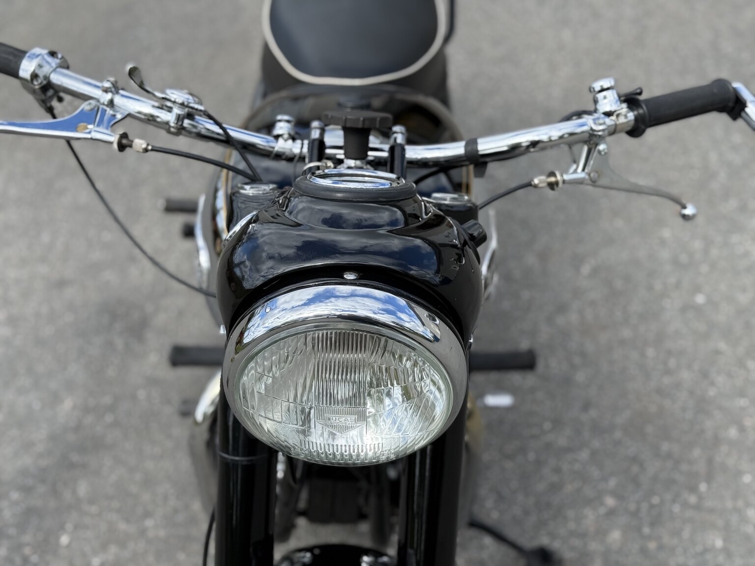 Exterior image of 1956 BSA 650 Golden Flash