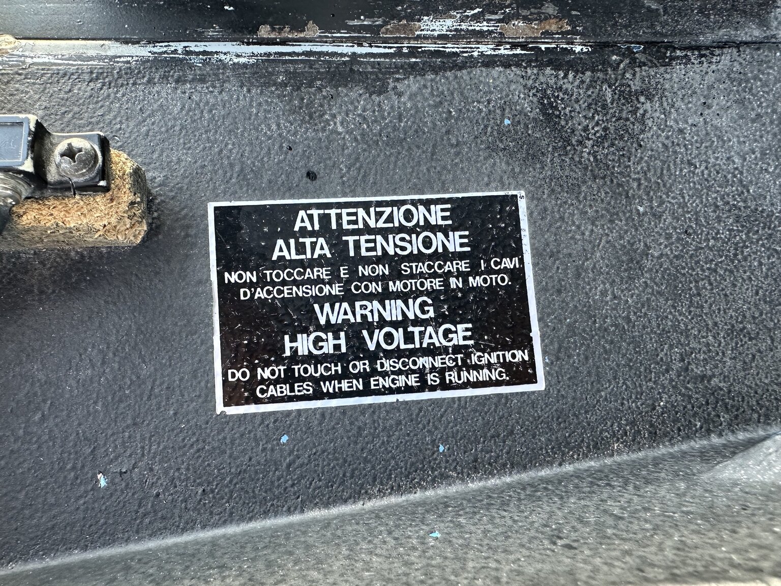 Image of 1986 Ferrari 328 GTS mechanics