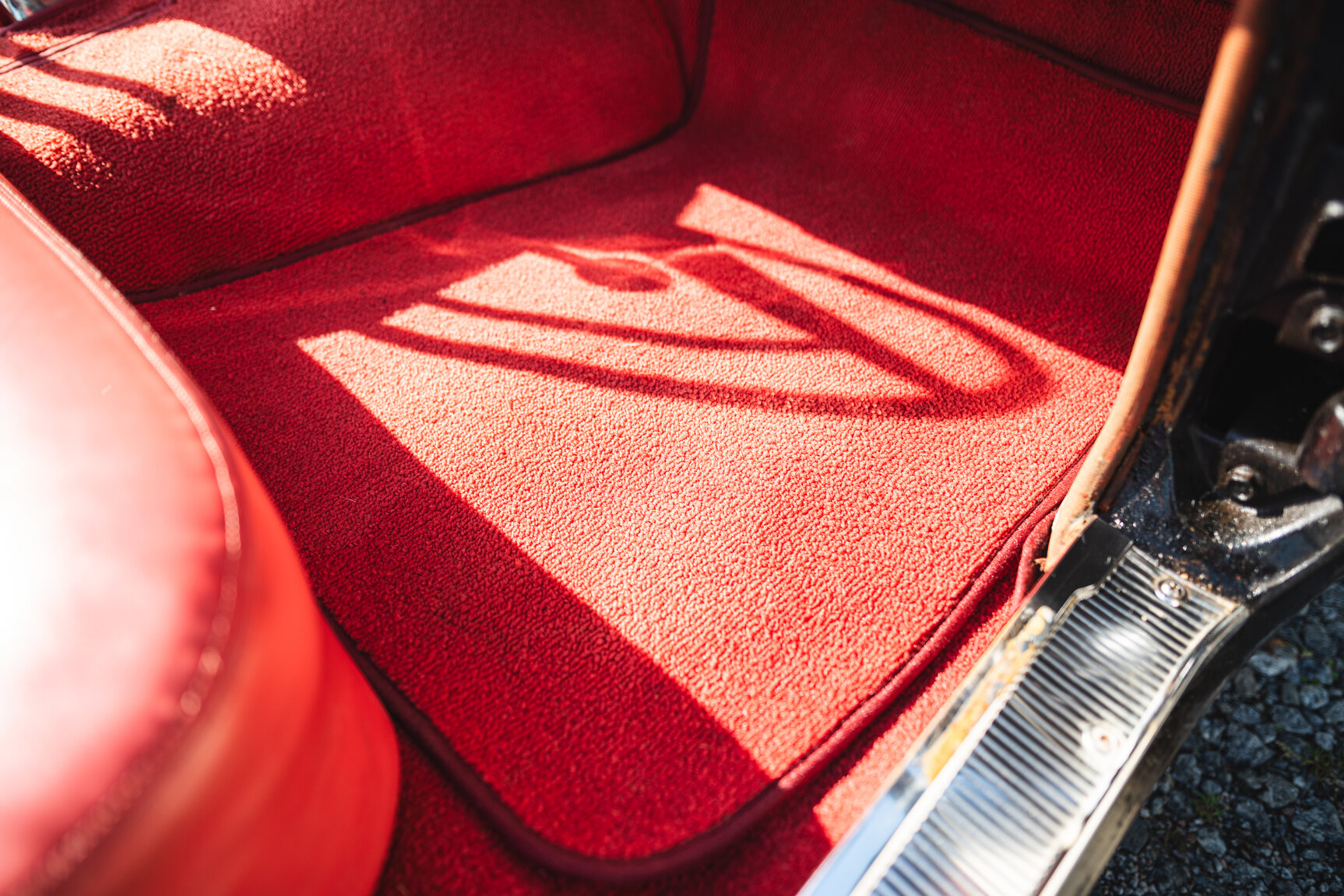 Interiörbild 1956 Ford Thunderbird